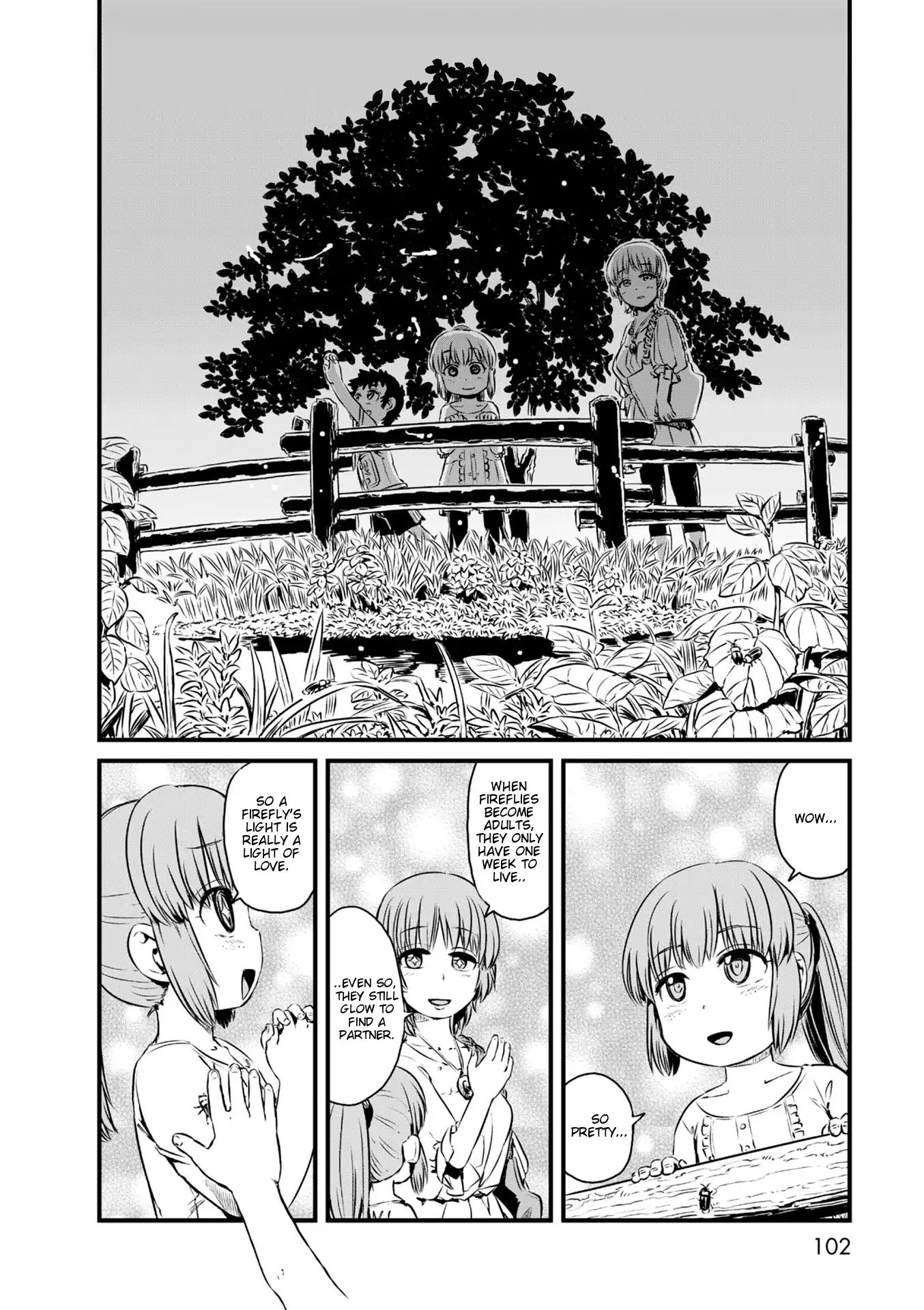 Neko Musume Michikusa Nikki Chapter 58 page 5 - Chapter 58: Passing The Time On A Path Of Fireflies At Night