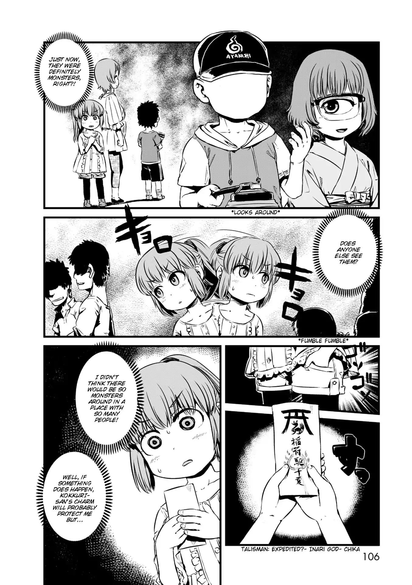 Neko Musume Michikusa Nikki Chapter 58 page 9 - Chapter 58: Passing The Time On A Path Of Fireflies At Night