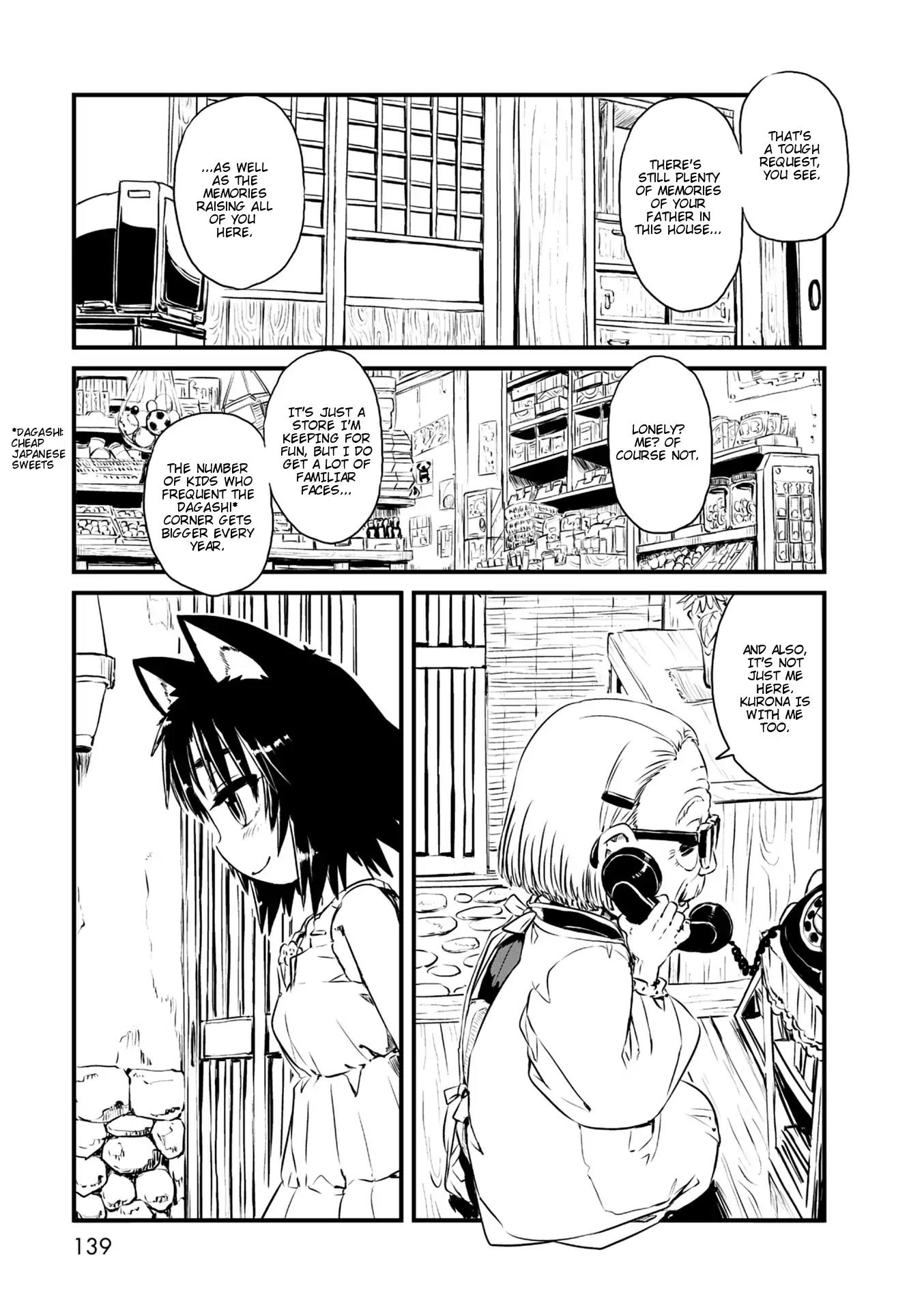 Neko Musume Michikusa Nikki Chapter 59 page 17 - Chapter 59: Passing the Time Giving Gifts to Granny