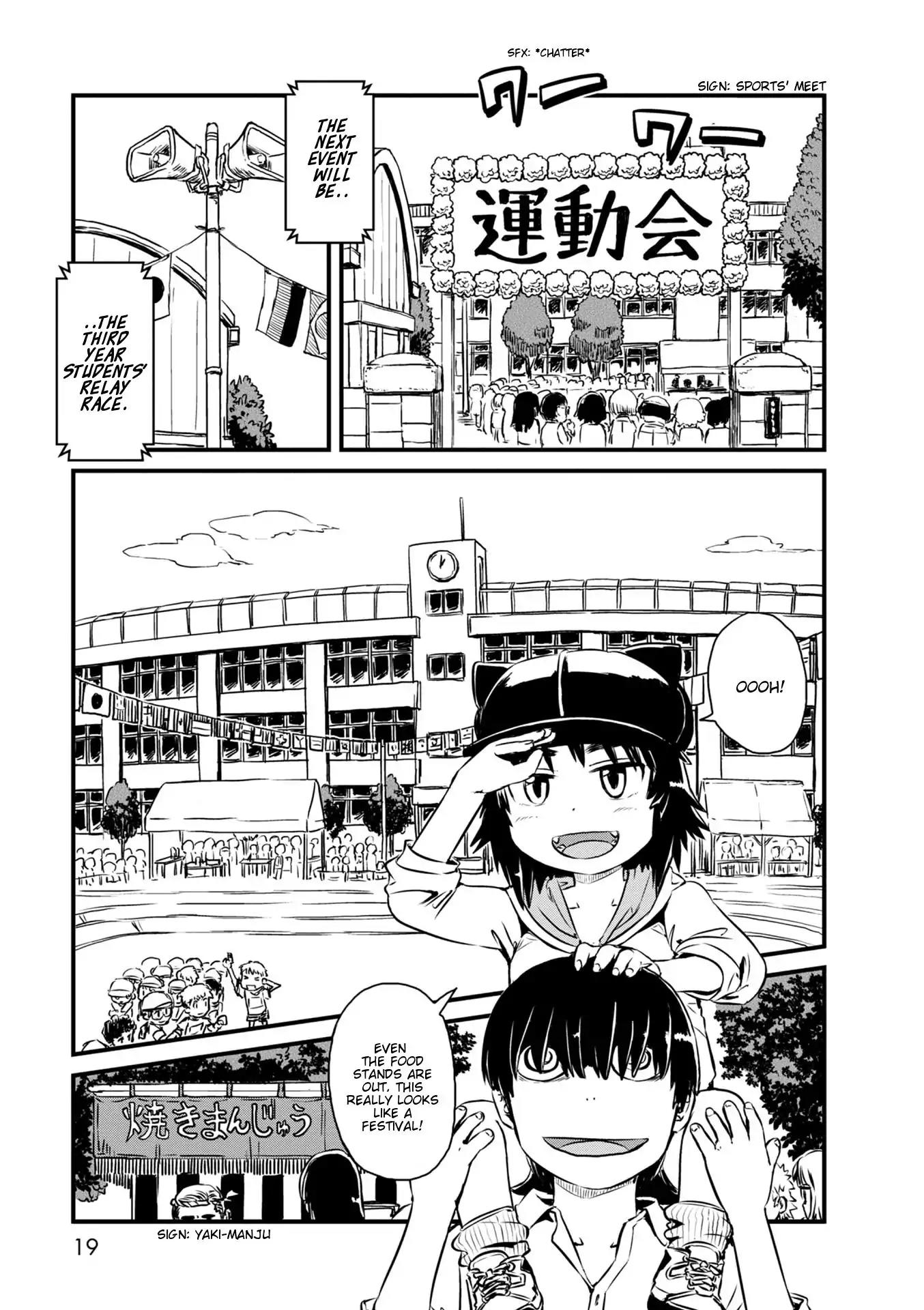 Neko Musume Michikusa Nikki Chapter 61 page 1 - Chapter 61: Passing the Time at a Sports Meet