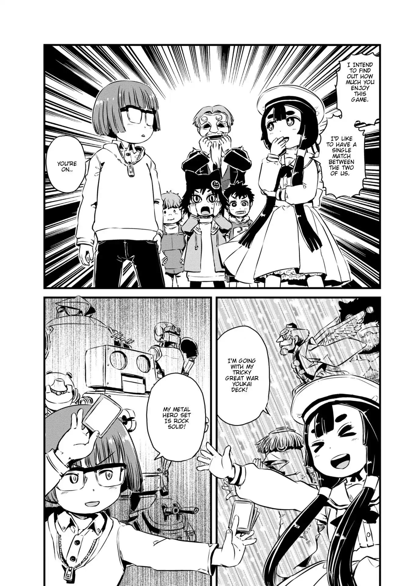 Neko Musume Michikusa Nikki Chapter 62 page 12 - Chapter 62: Passing the Time Dueling at a Card Shop
