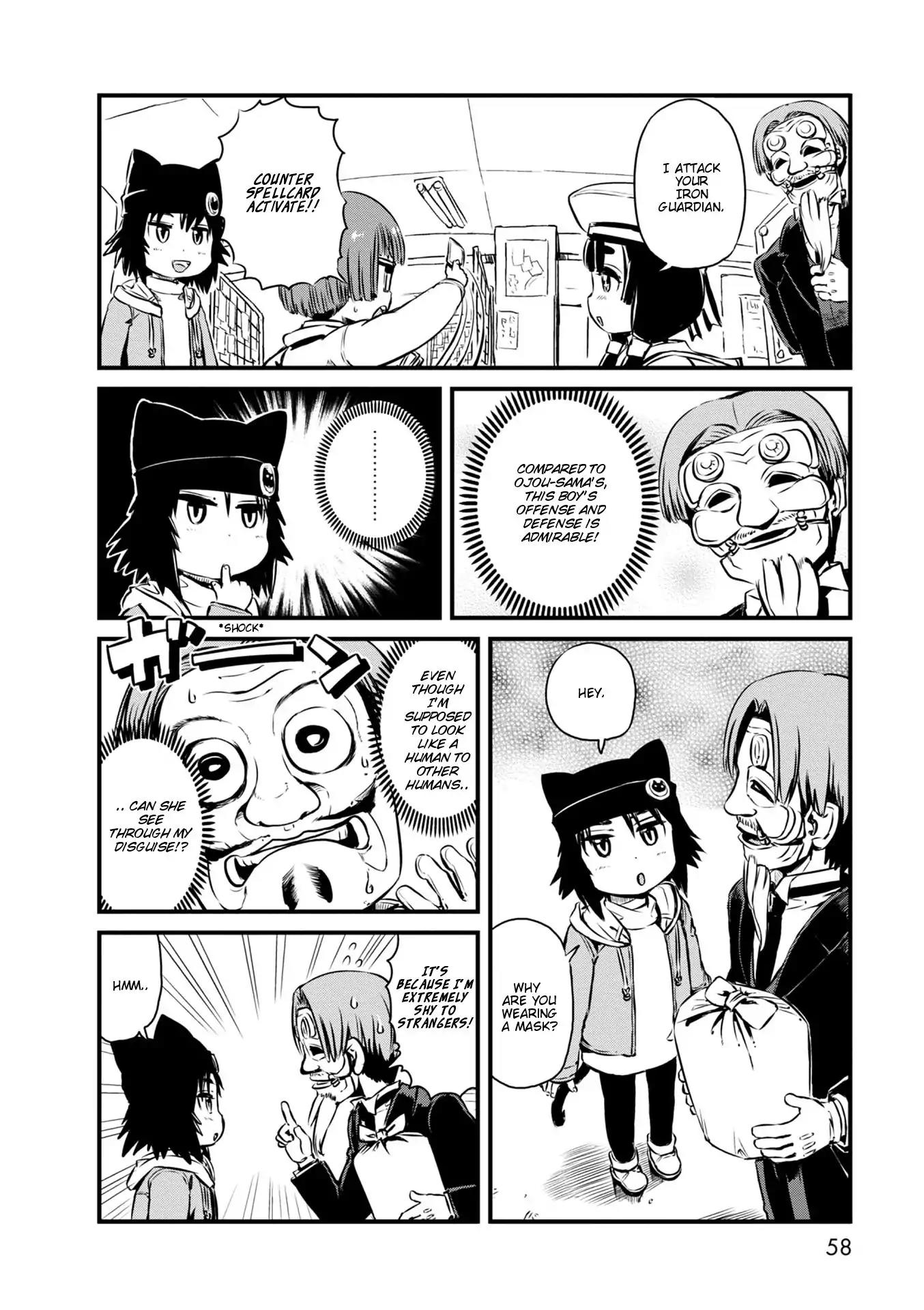 Neko Musume Michikusa Nikki Chapter 62 page 14 - Chapter 62: Passing the Time Dueling at a Card Shop