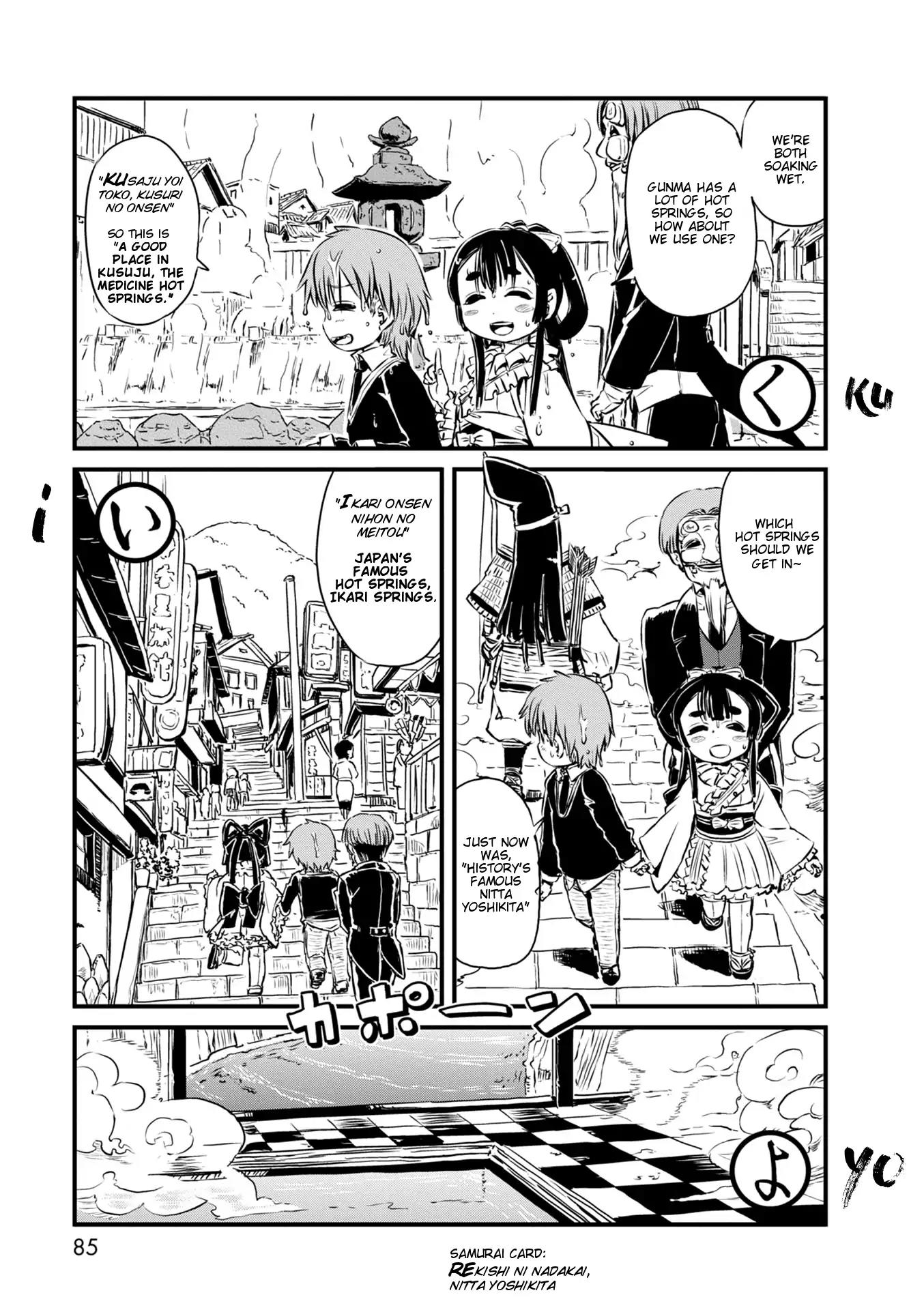 Neko Musume Michikusa Nikki Chapter 63 page 15 - Chapter 63: Passing the Time Touring the Hokumou Karuta Spots