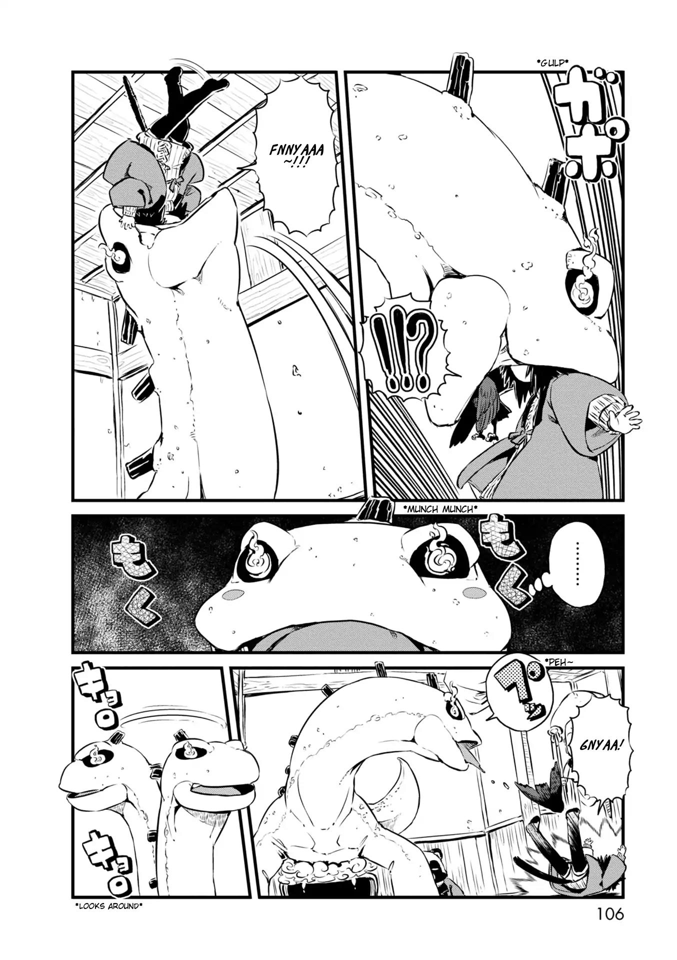 Neko Musume Michikusa Nikki Chapter 64 page 10 - Chapter 64: Passing the Time Poking a Brazier