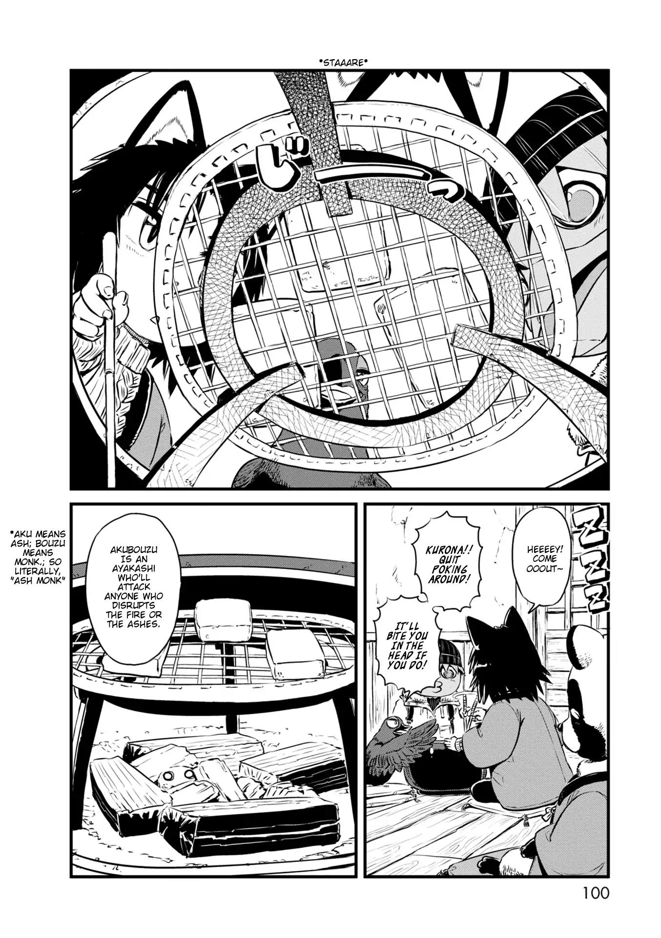Neko Musume Michikusa Nikki Chapter 64 page 4 - Chapter 64: Passing the Time Poking a Brazier