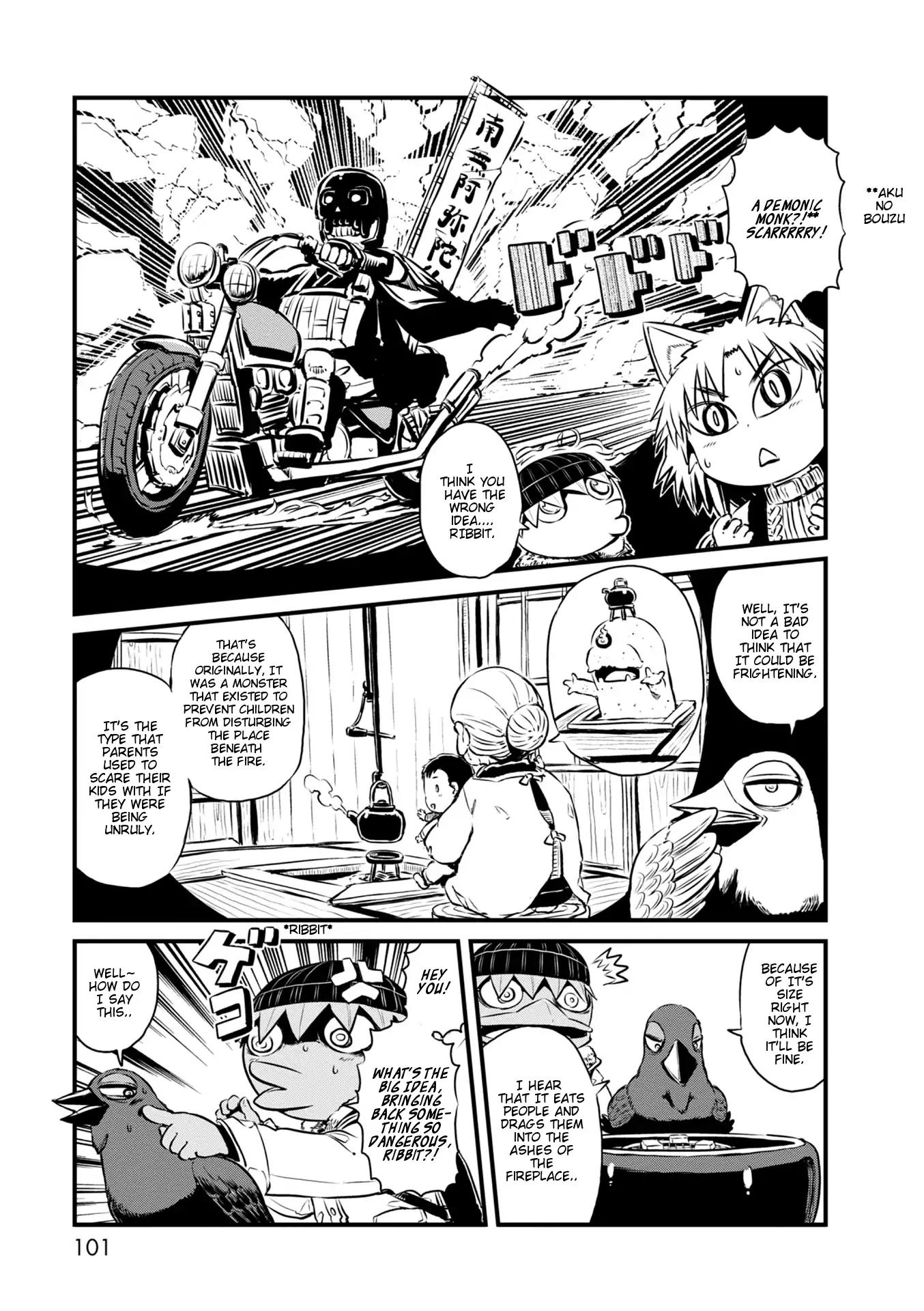 Neko Musume Michikusa Nikki Chapter 64 page 5 - Chapter 64: Passing the Time Poking a Brazier