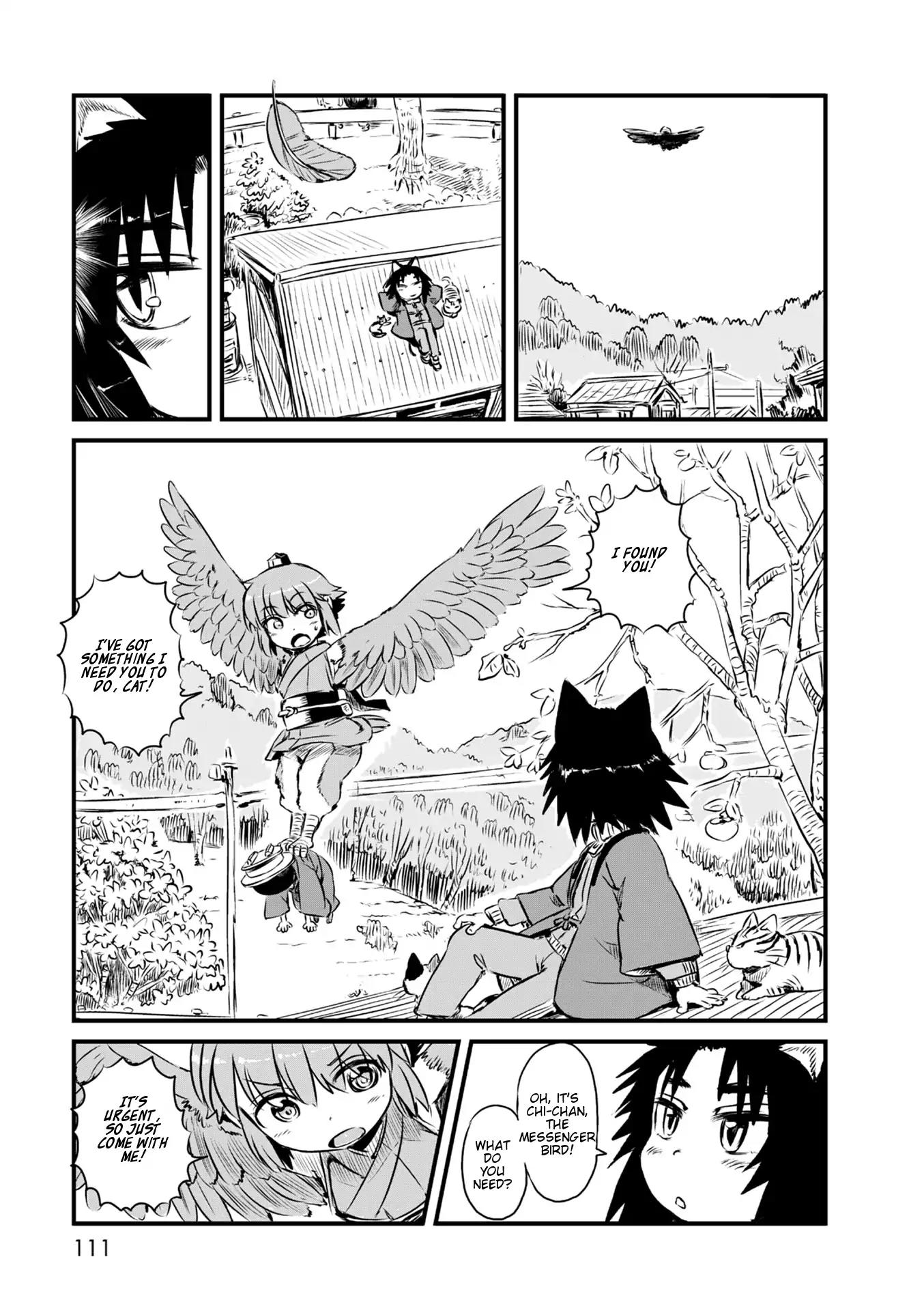Neko Musume Michikusa Nikki Chapter 65 page 1 - Chapter 65: Passing The Time Meeting Kawahime-Sama By Chance