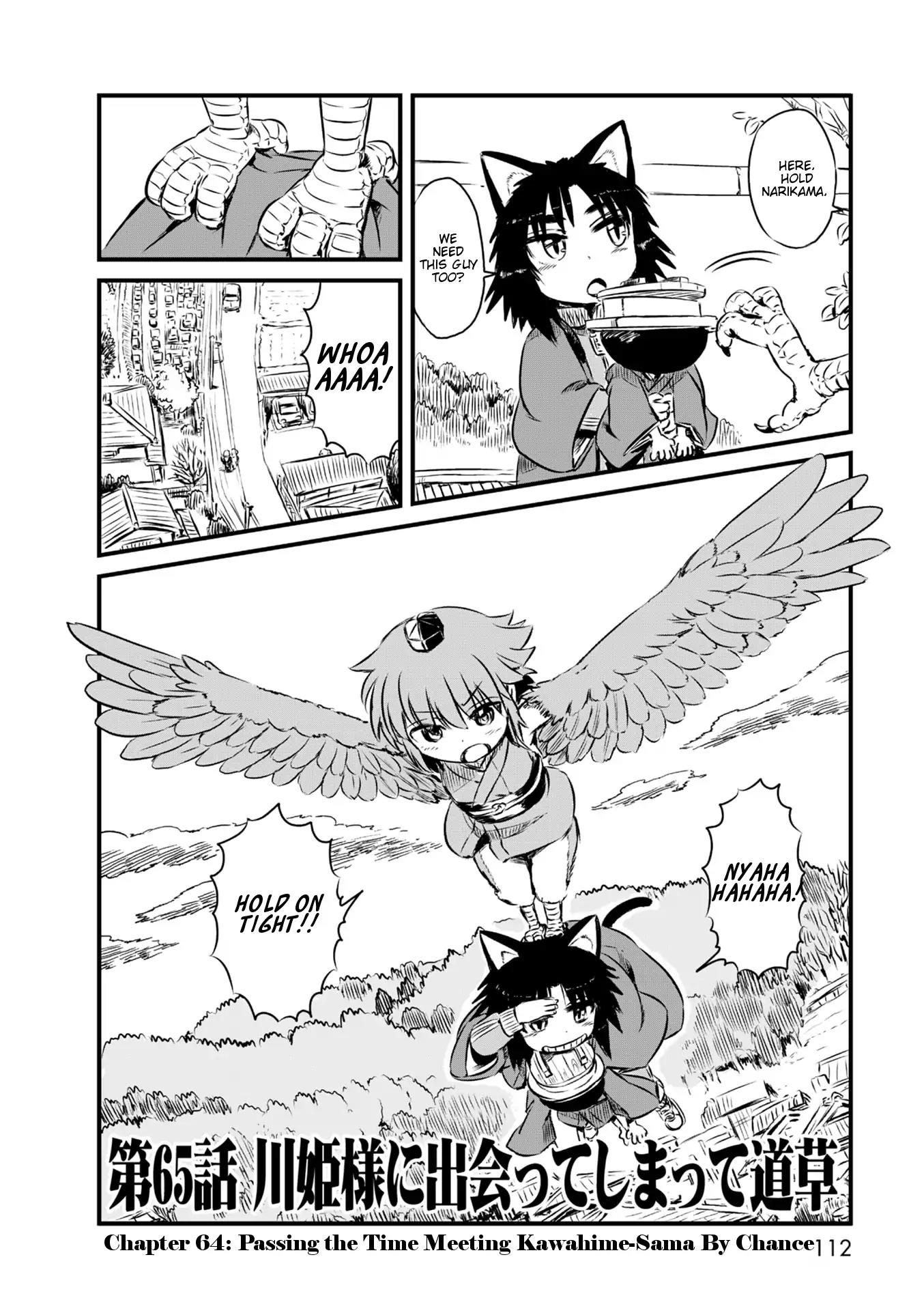 Neko Musume Michikusa Nikki Chapter 65 page 2 - Chapter 65: Passing The Time Meeting Kawahime-Sama By Chance