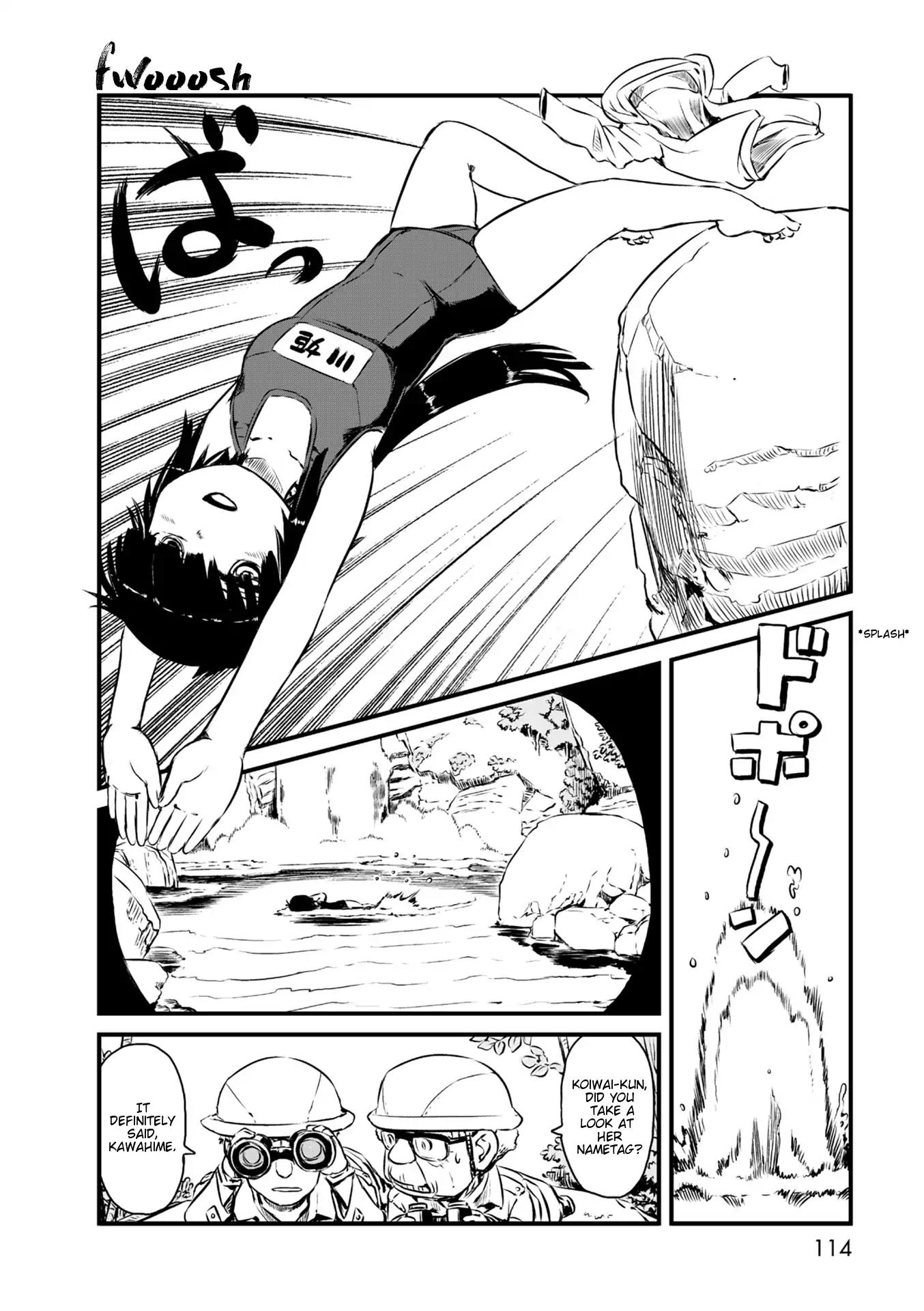 Neko Musume Michikusa Nikki Chapter 65 page 4 - Chapter 65: Passing The Time Meeting Kawahime-Sama By Chance
