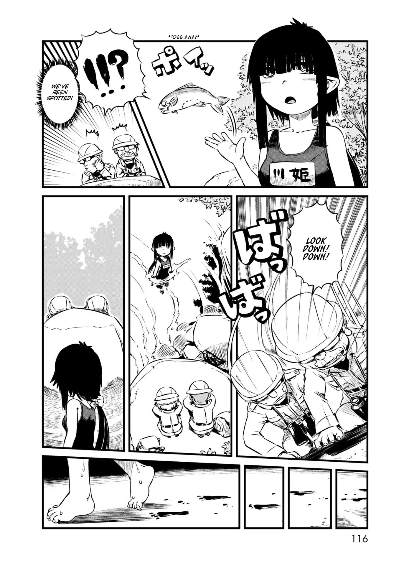 Neko Musume Michikusa Nikki Chapter 65 page 6 - Chapter 65: Passing The Time Meeting Kawahime-Sama By Chance
