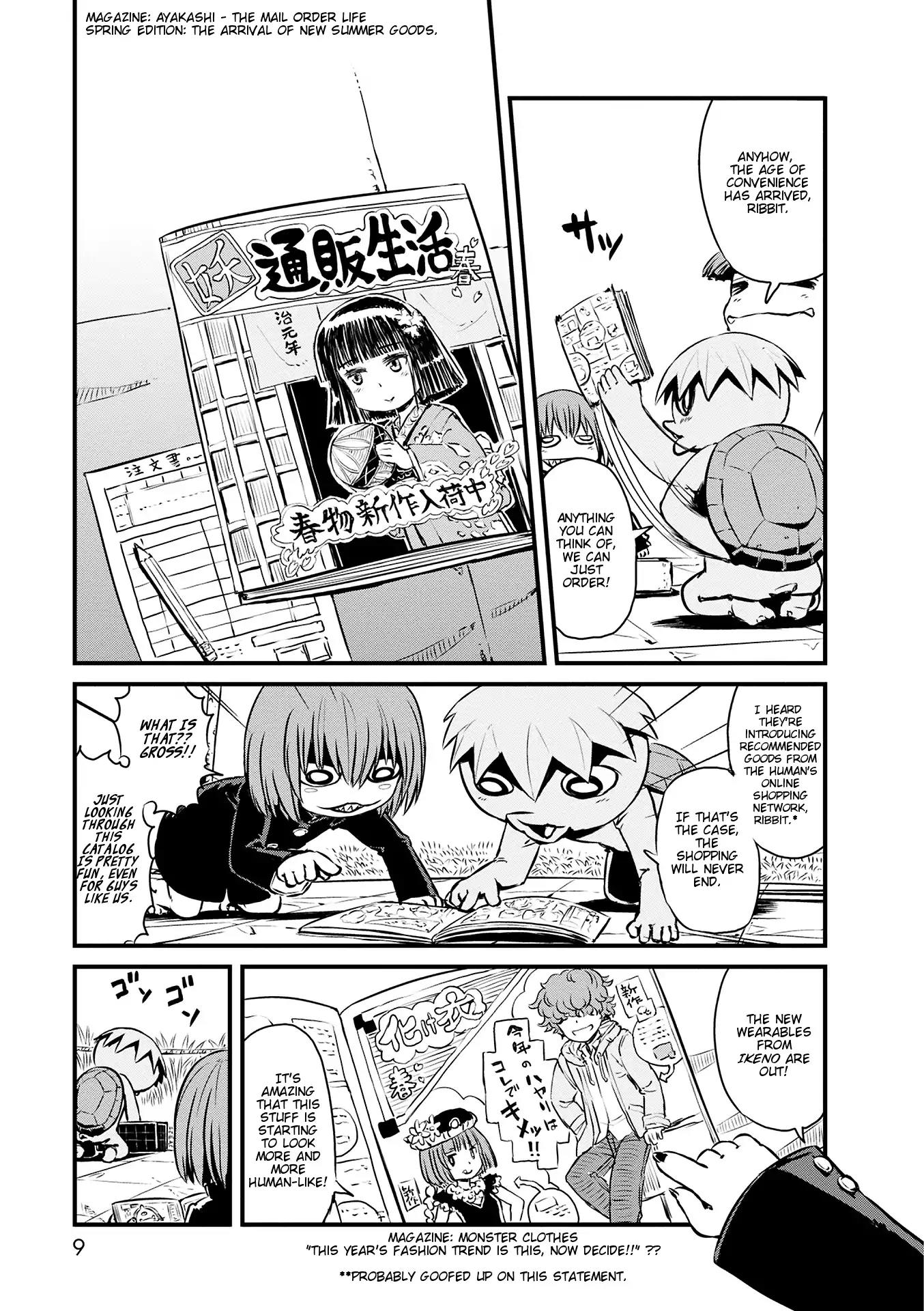 Neko Musume Michikusa Nikki Chapter 67 page 8 - Chapter 67: Passing The Time Ordering Stuff With The Kappa
