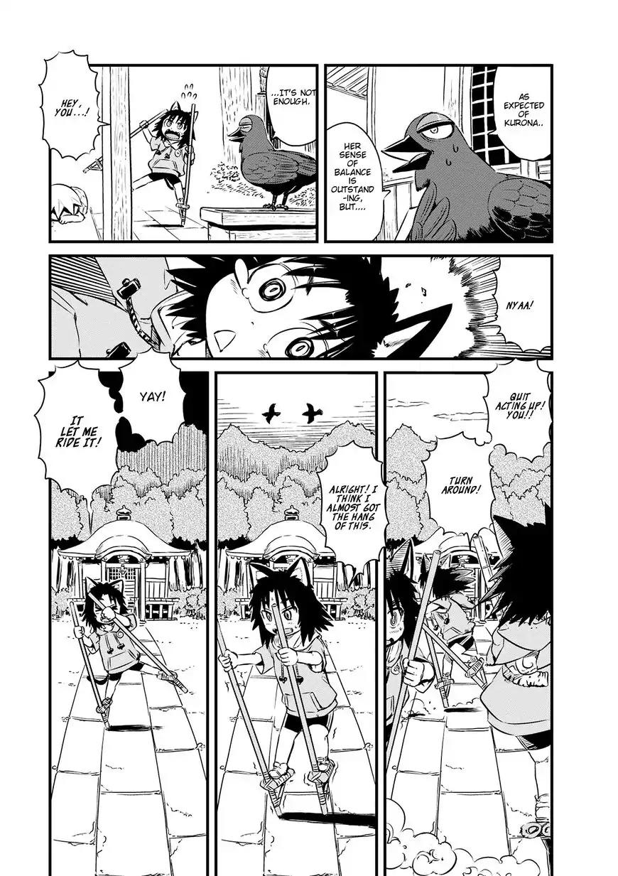Neko Musume Michikusa Nikki Chapter 69 page 11 - Chapter 69: Passing the Time with Stilts at Night