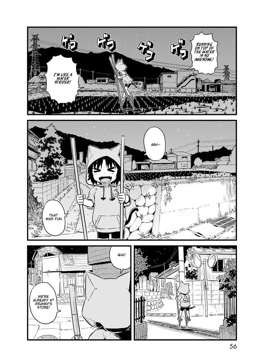 Neko Musume Michikusa Nikki Chapter 69 page 16 - Chapter 69: Passing the Time with Stilts at Night