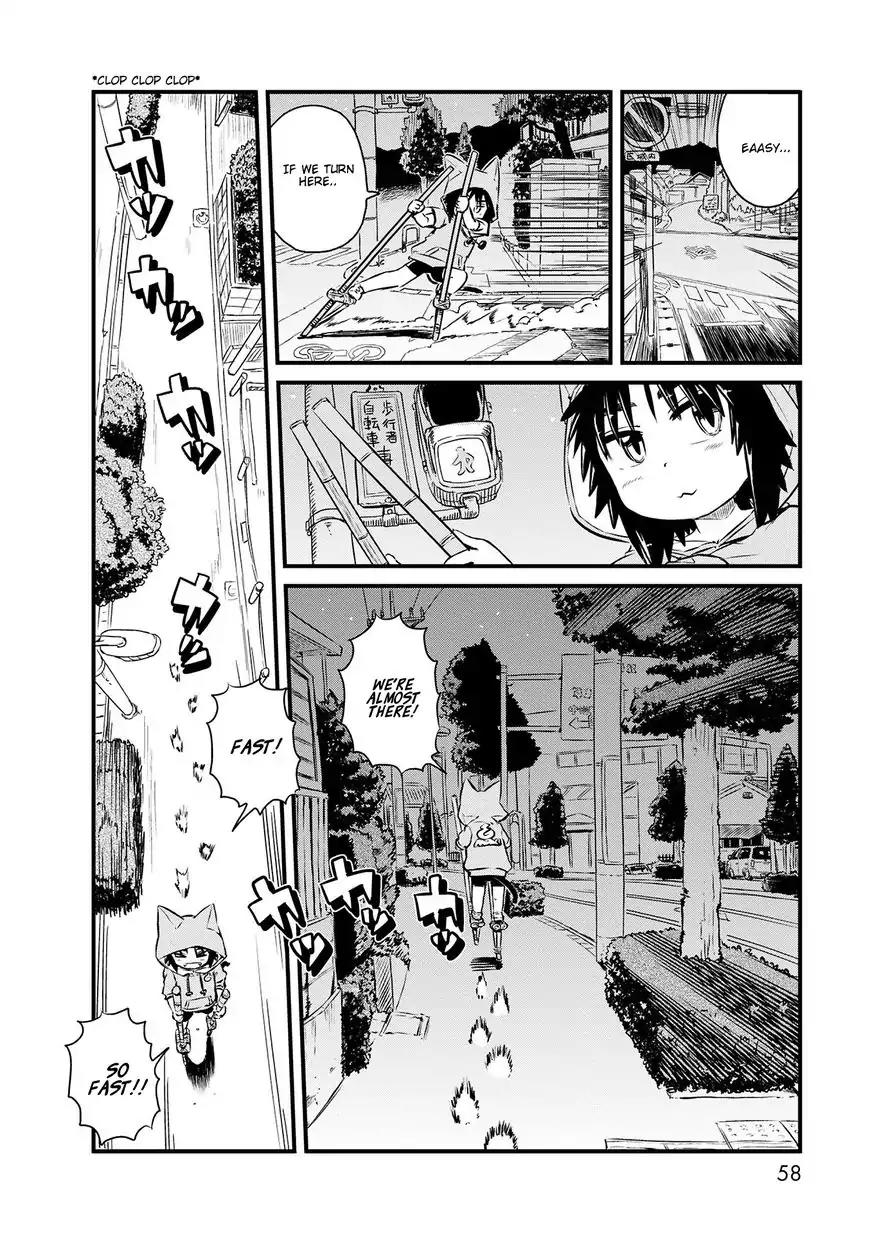 Neko Musume Michikusa Nikki Chapter 69 page 18 - Chapter 69: Passing the Time with Stilts at Night