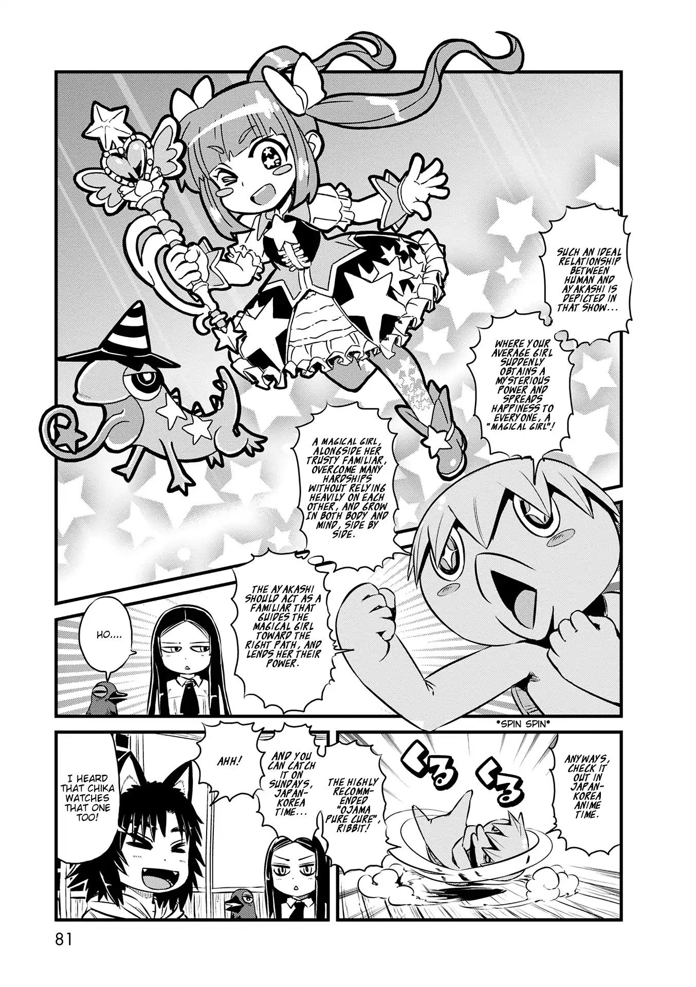Neko Musume Michikusa Nikki Chapter 70 page 15 - Chapter 70: Passing The Time Being Possessed By A Fox Again