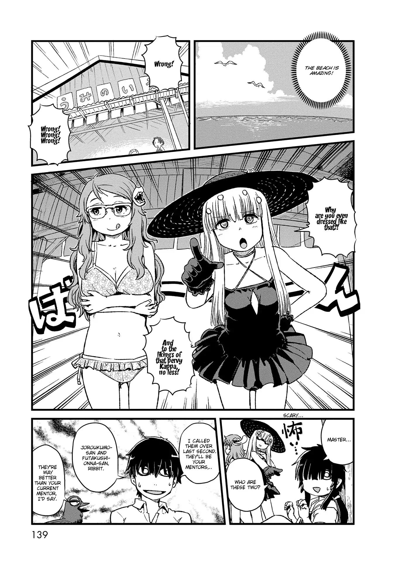 Neko Musume Michikusa Nikki Chapter 73 page 11 - Chapter 73: Passing the Time with Kawahime at the Beach