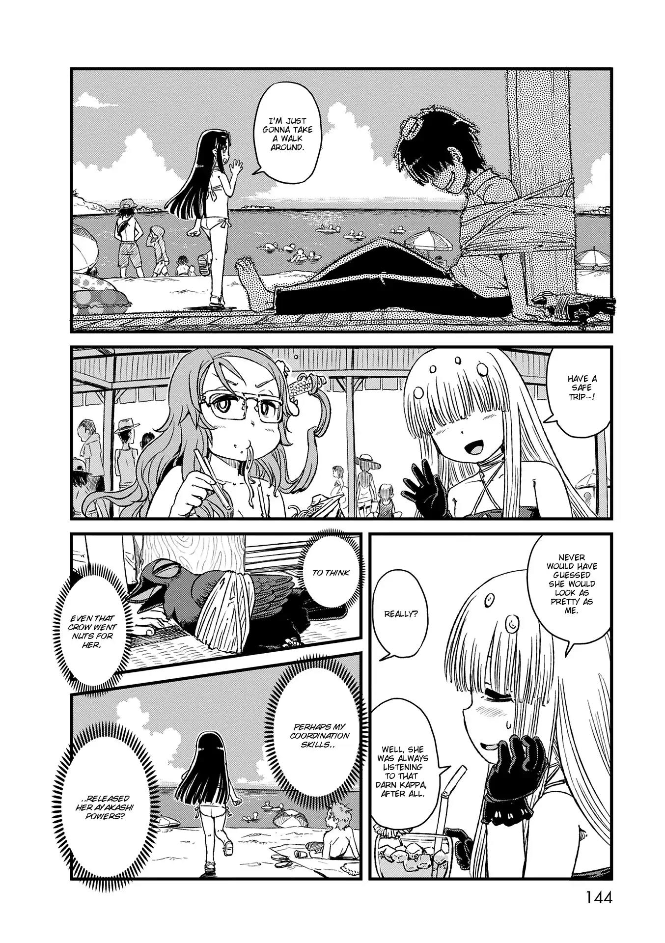 Neko Musume Michikusa Nikki Chapter 73 page 16 - Chapter 73: Passing the Time with Kawahime at the Beach
