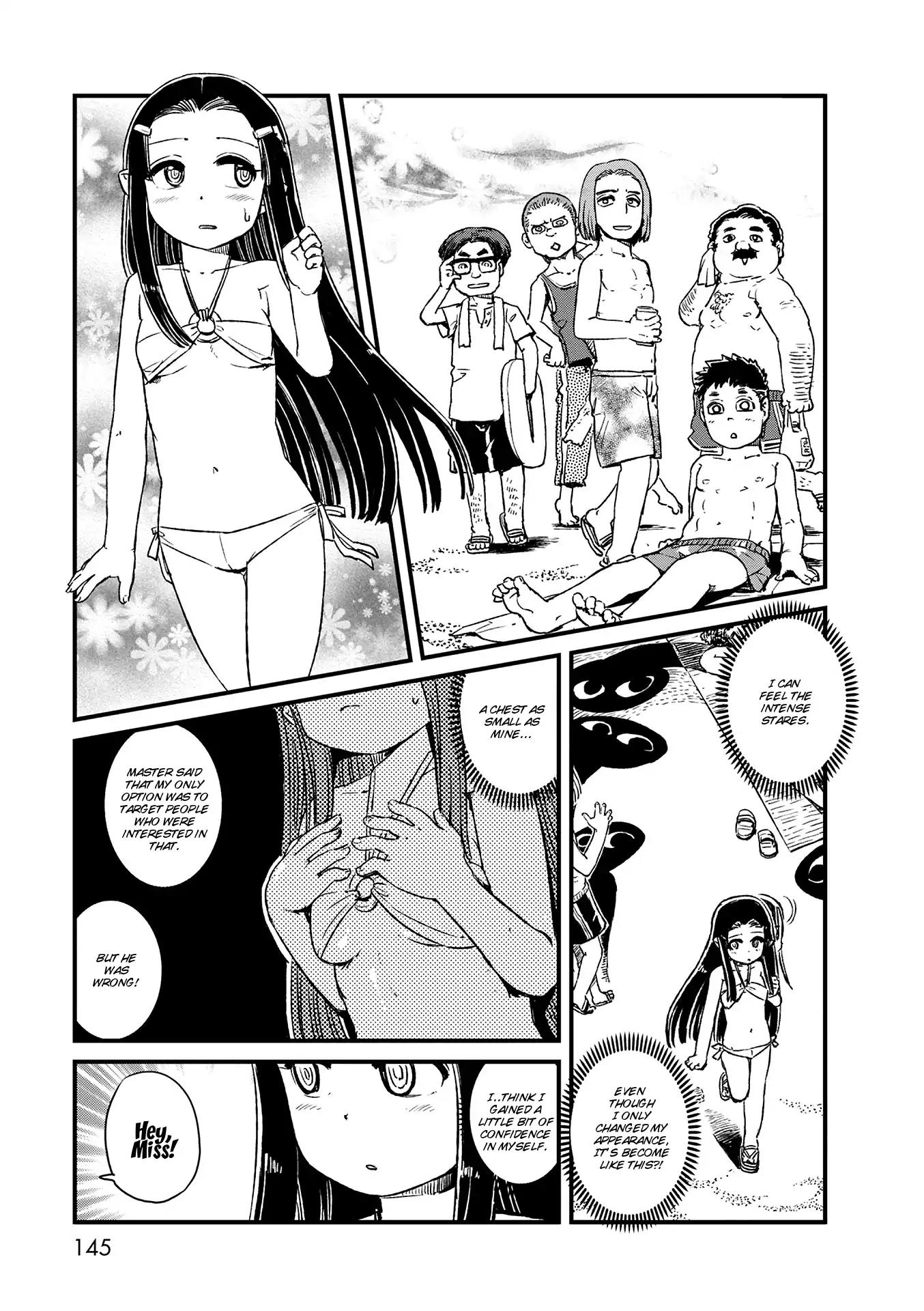 Neko Musume Michikusa Nikki Chapter 73 page 17 - Chapter 73: Passing the Time with Kawahime at the Beach