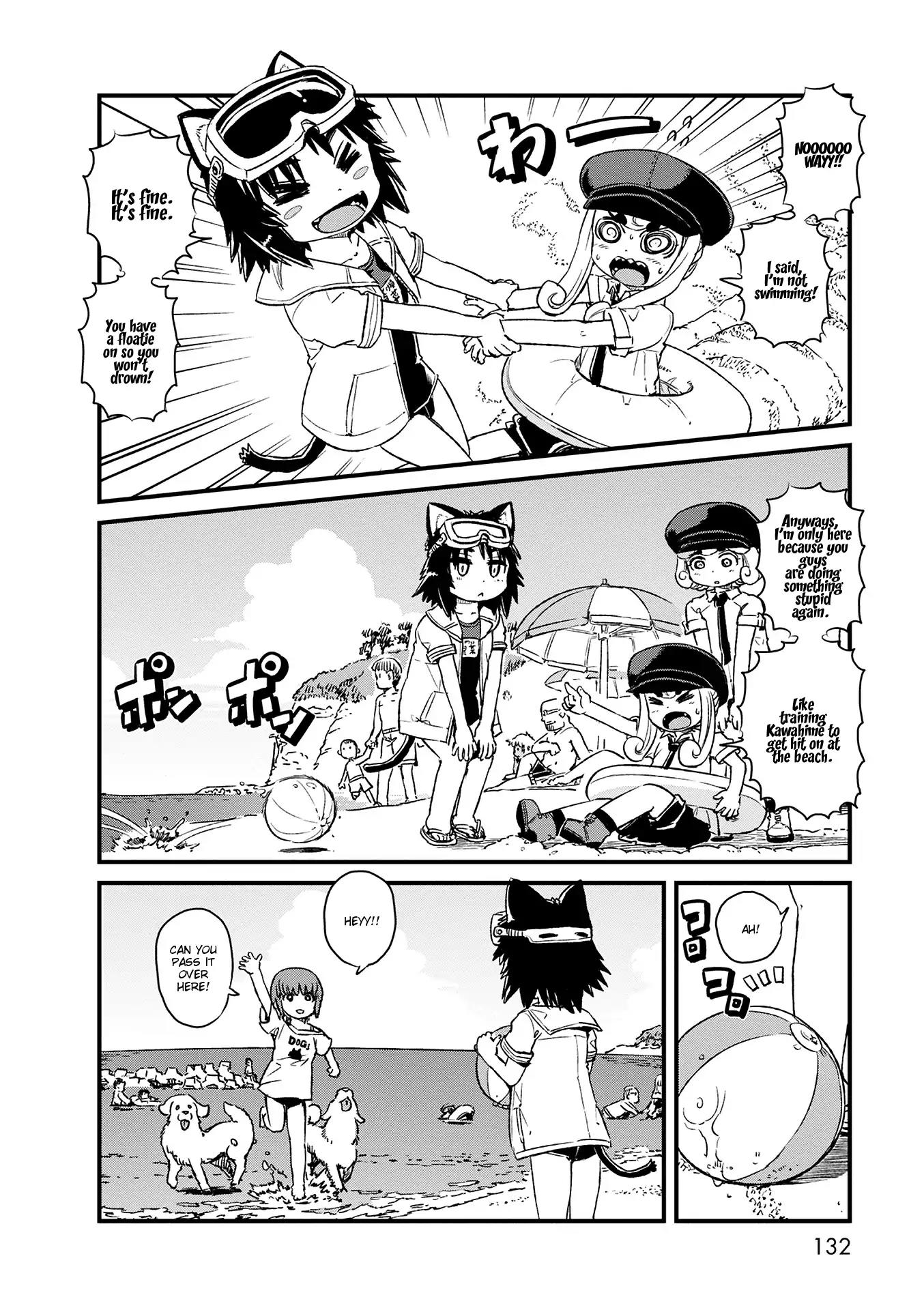 Neko Musume Michikusa Nikki Chapter 73 page 4 - Chapter 73: Passing the Time with Kawahime at the Beach
