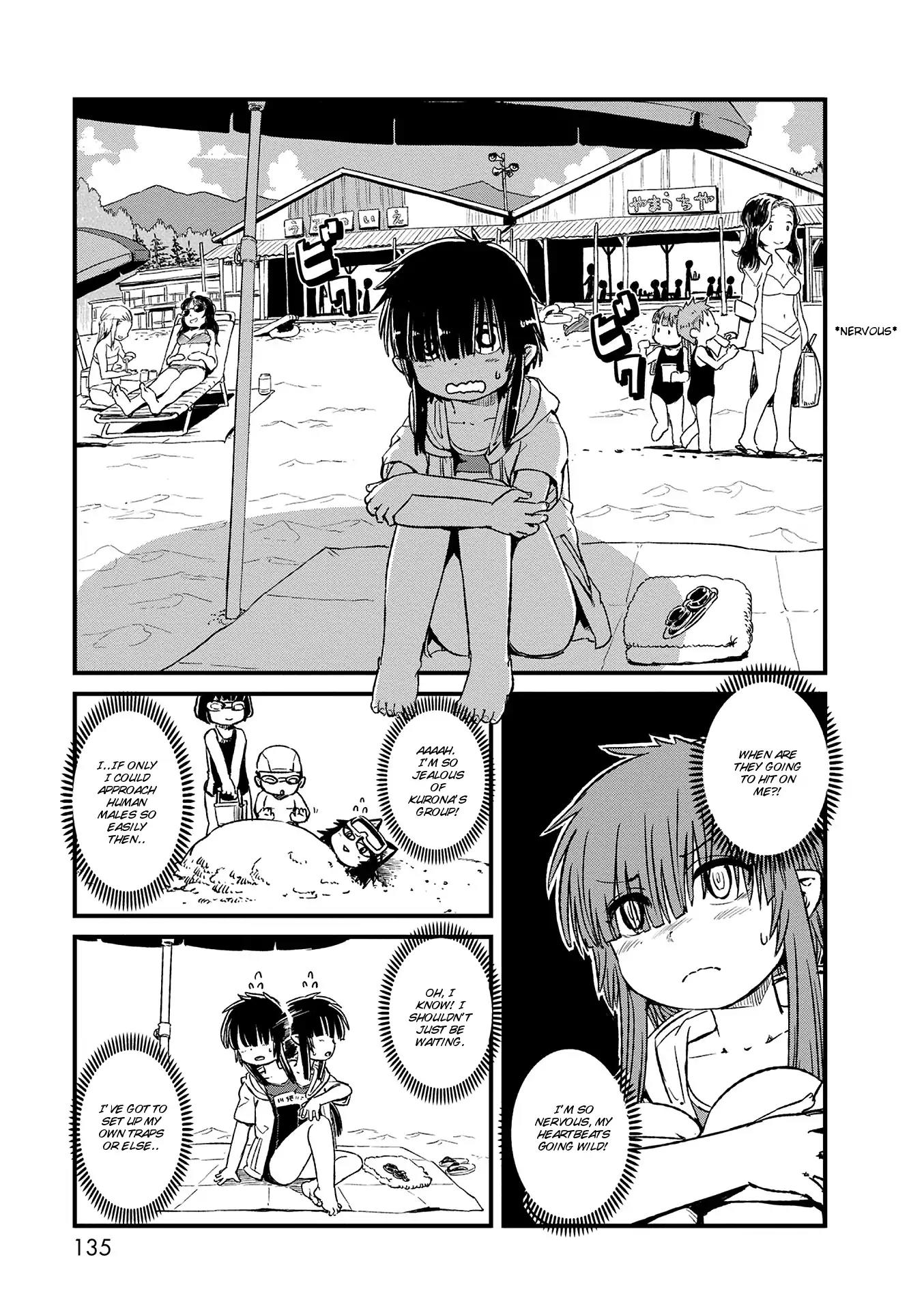 Neko Musume Michikusa Nikki Chapter 73 page 7 - Chapter 73: Passing the Time with Kawahime at the Beach
