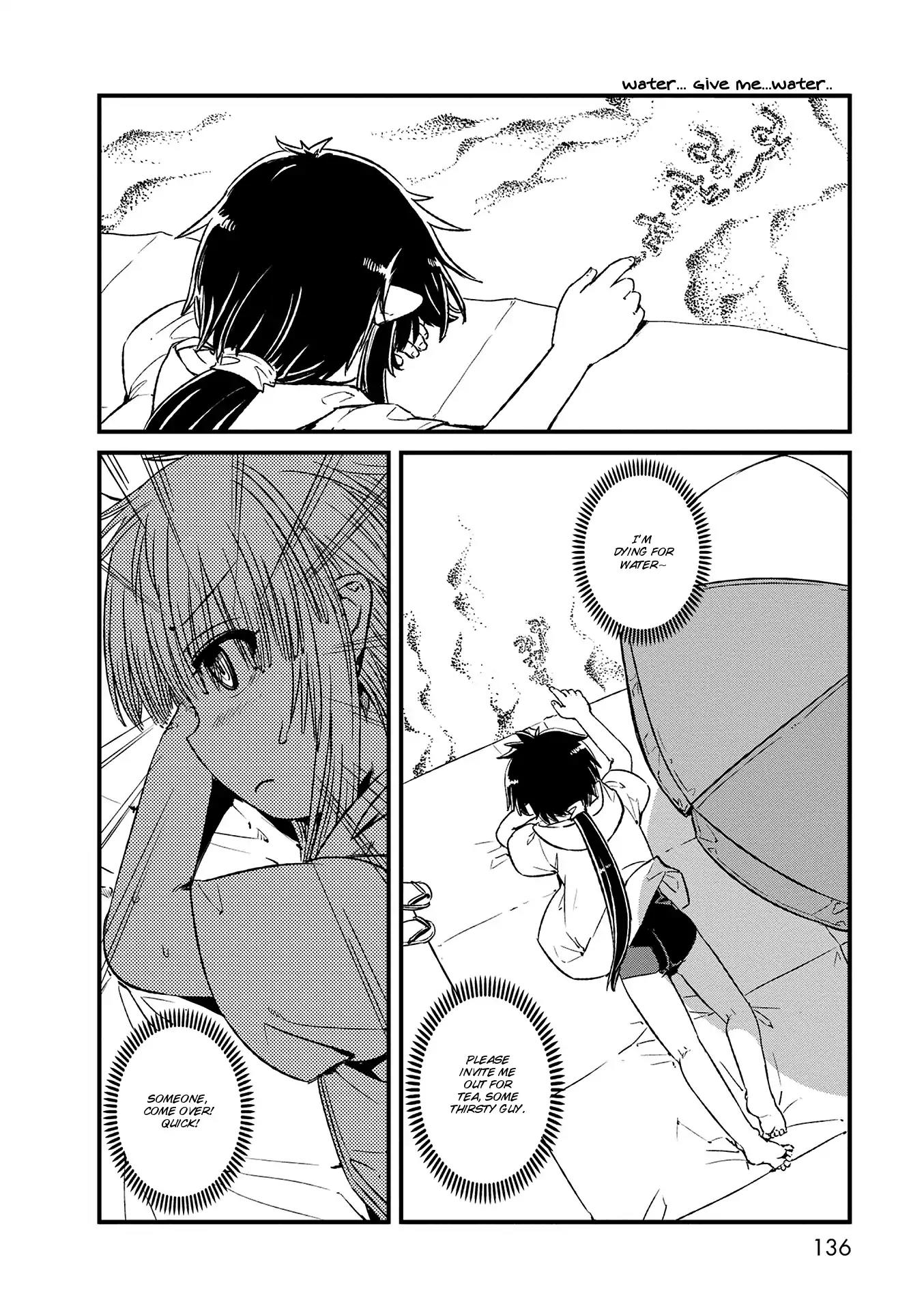 Neko Musume Michikusa Nikki Chapter 73 page 8 - Chapter 73: Passing the Time with Kawahime at the Beach