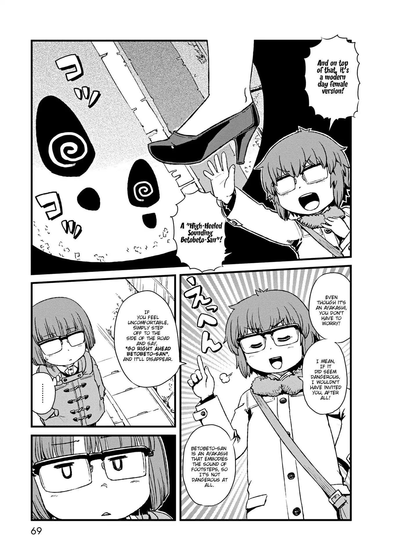 Neko Musume Michikusa Nikki Chapter 76 page 13 - Chapter 76: Passing the Time with the Sound of Footsteps at Night