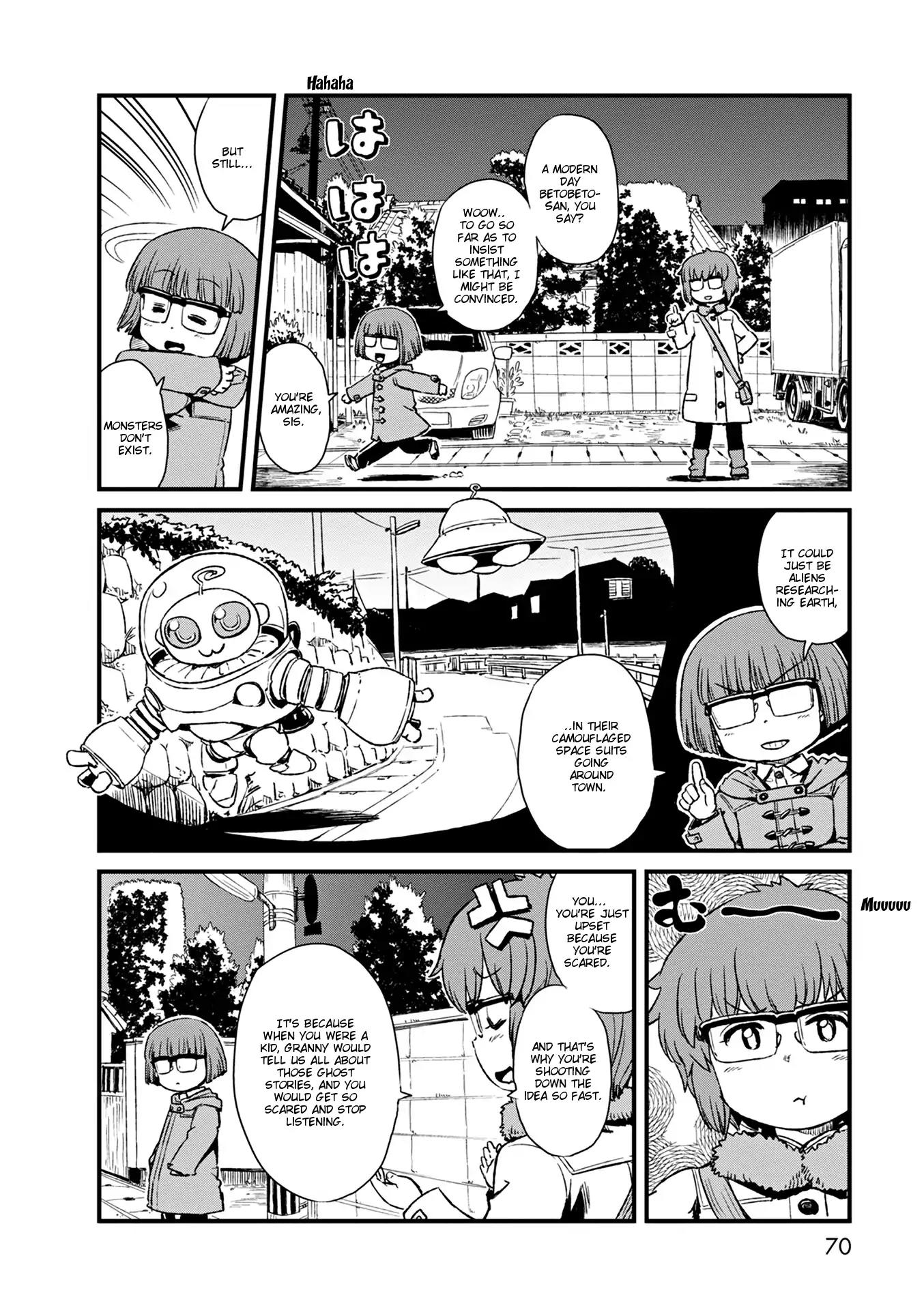 Neko Musume Michikusa Nikki Chapter 76 page 14 - Chapter 76: Passing the Time with the Sound of Footsteps at Night