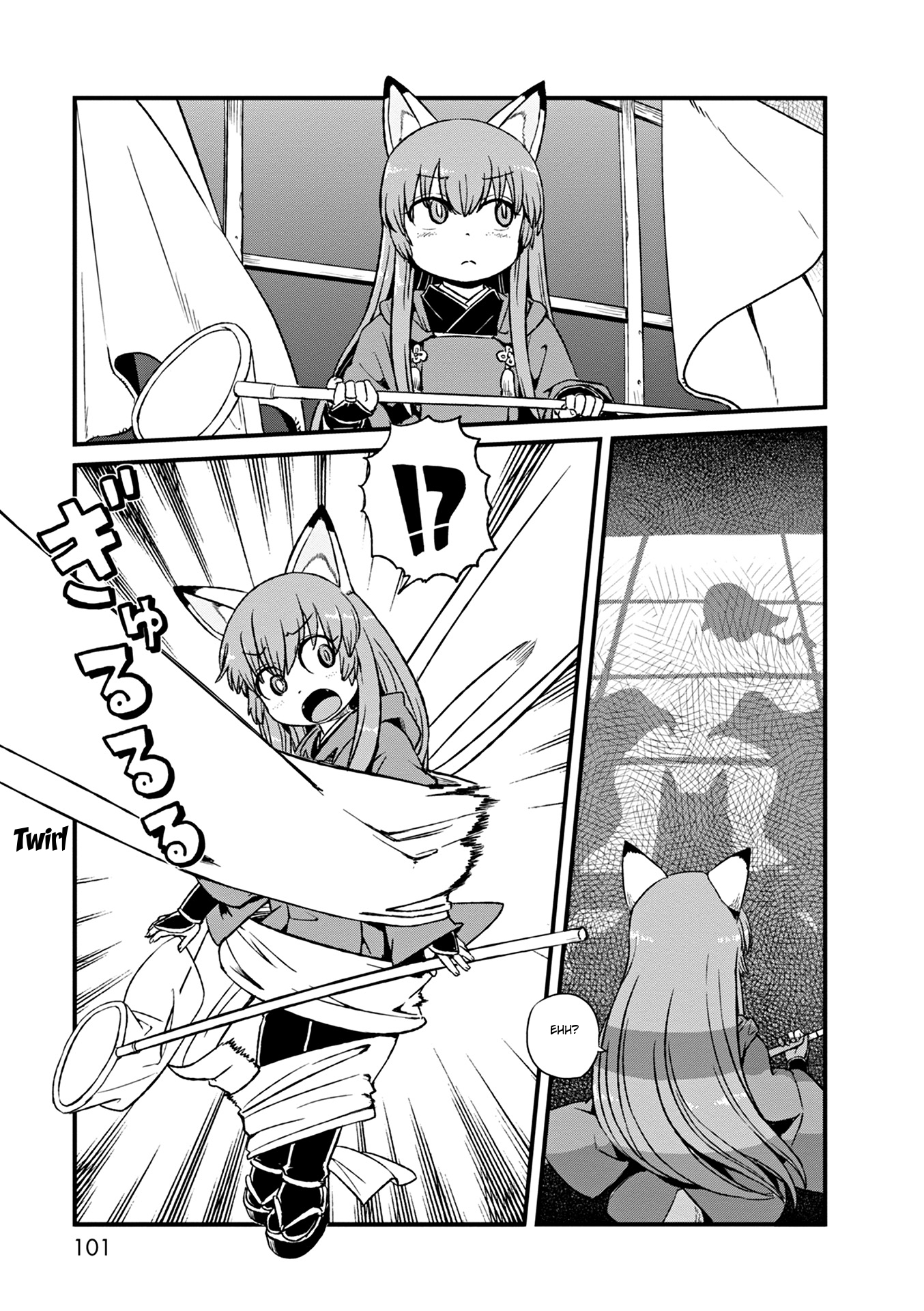 Neko Musume Michikusa Nikki Chapter 77 page 19 - Chapter 77: Passing the Time At Night in School ... and the Magical Girl