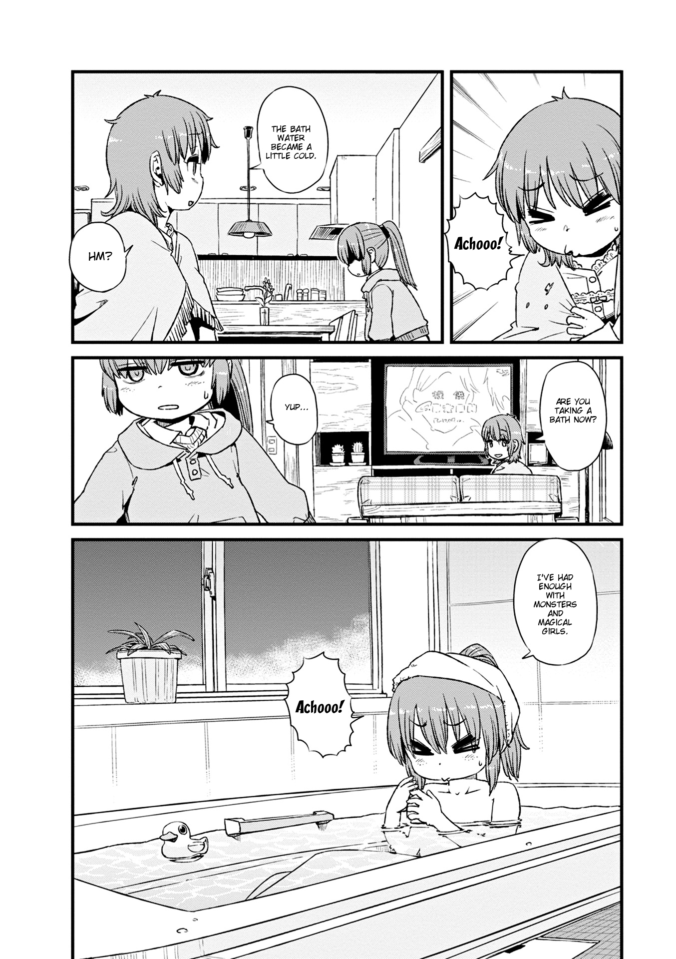 Neko Musume Michikusa Nikki Chapter 77 page 24 - Chapter 77: Passing the Time At Night in School ... and the Magical Girl