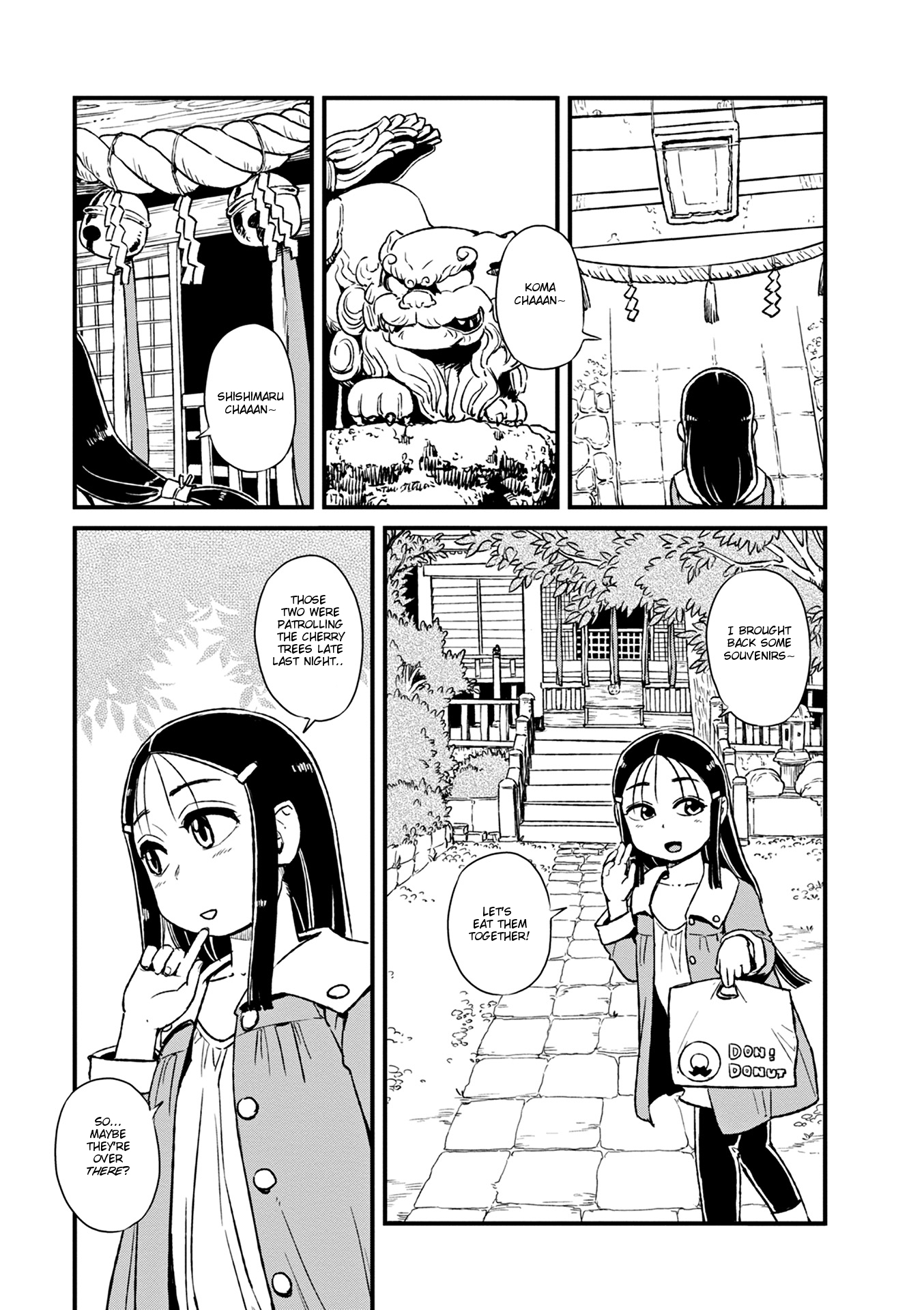 Neko Musume Michikusa Nikki Chapter 78 page 1 - Chapter 78: Passing the Time Together with Little Kanae-chan
