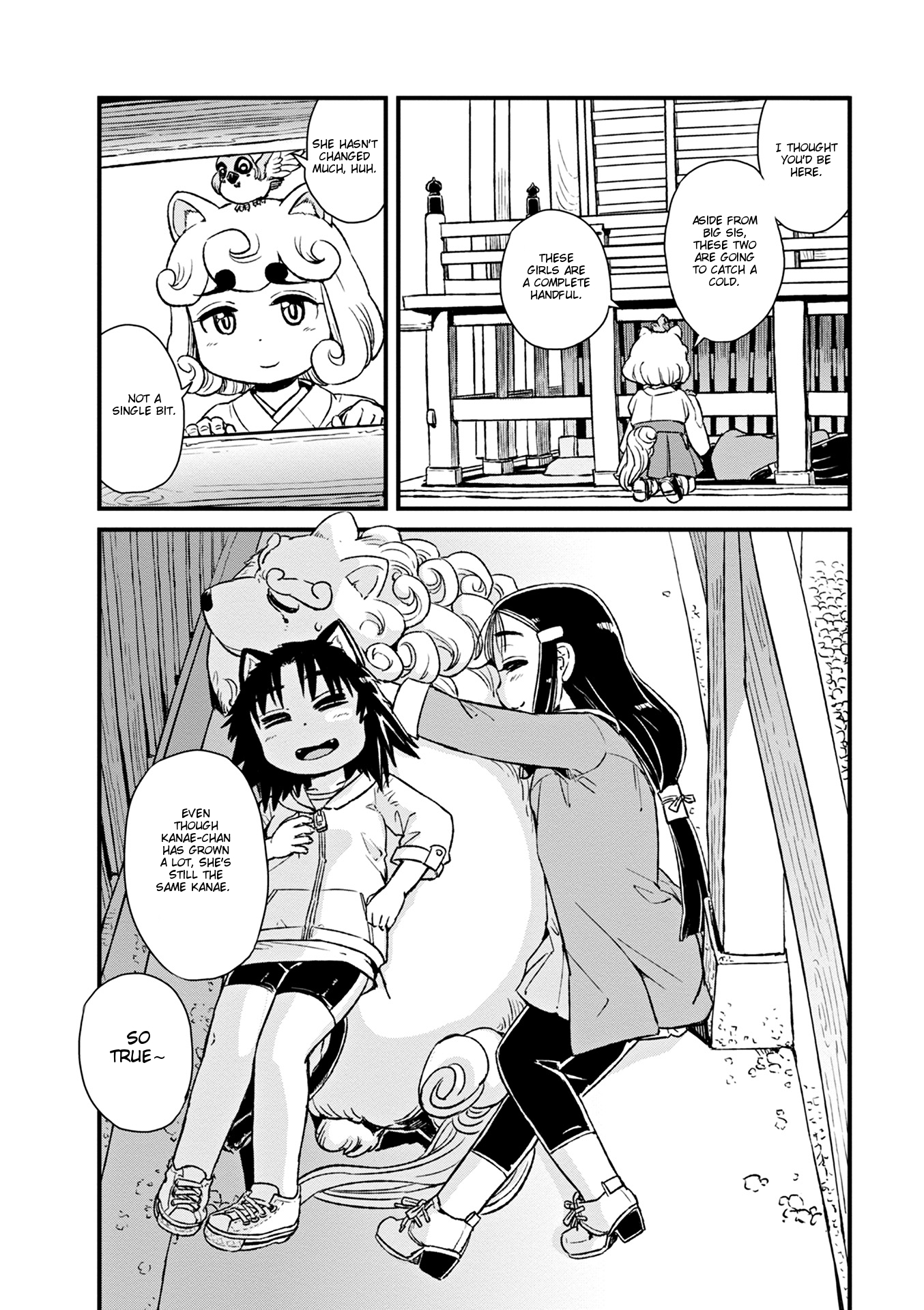 Neko Musume Michikusa Nikki Chapter 78 page 24 - Chapter 78: Passing the Time Together with Little Kanae-chan