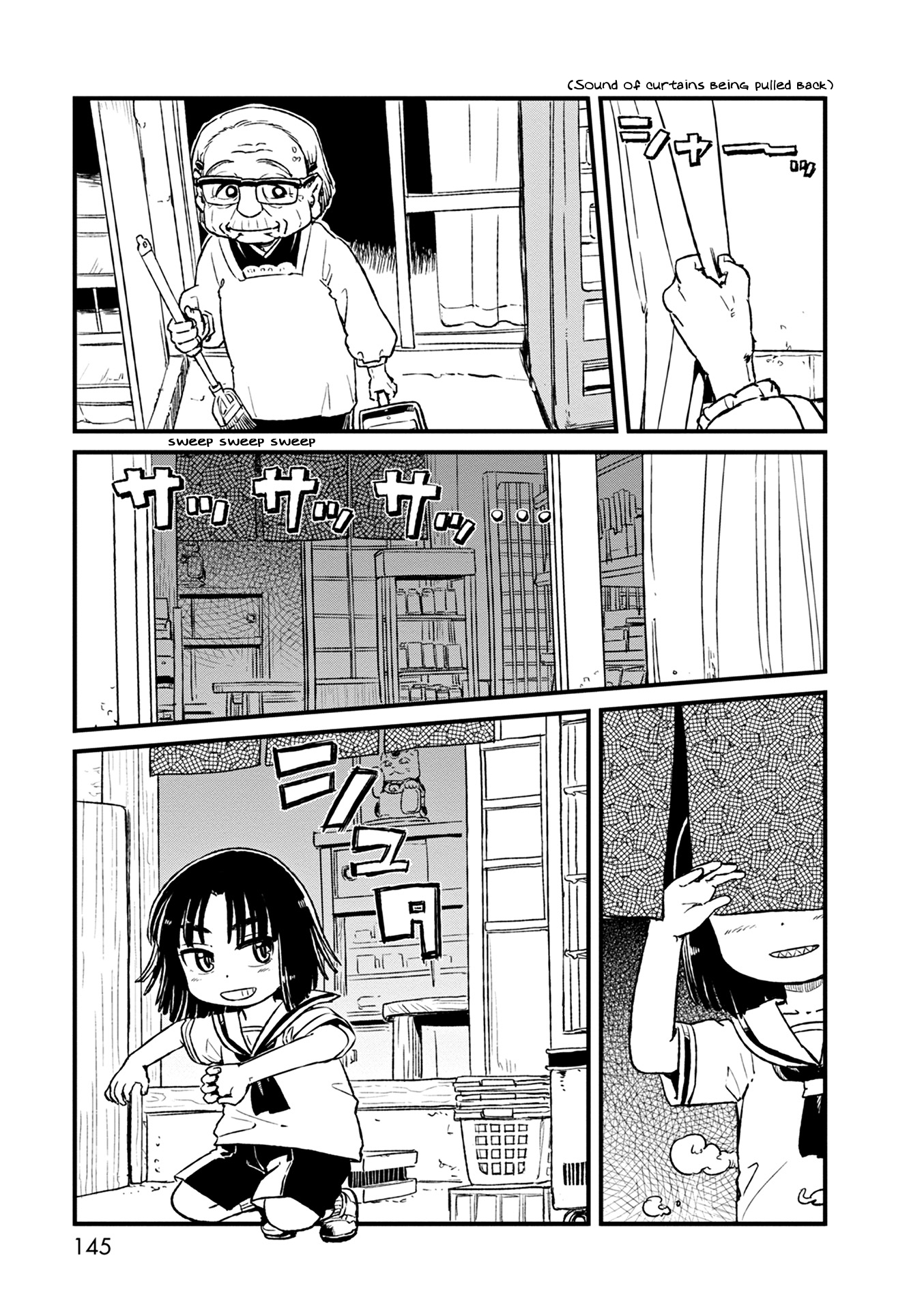 Neko Musume Michikusa Nikki Chapter 79 page 11 - Chapter 79: Passing the Time Shadily Watching the Fujimori Shop