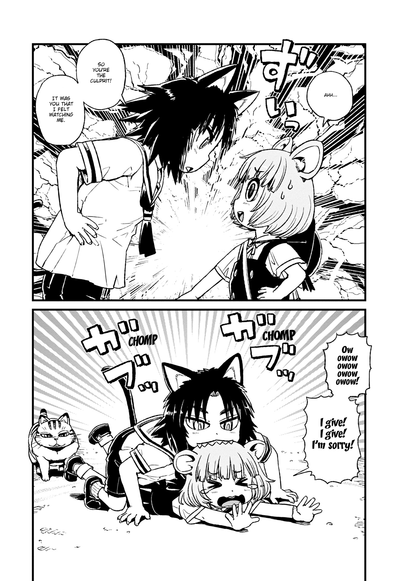 Neko Musume Michikusa Nikki Chapter 79 page 23 - Chapter 79: Passing the Time Shadily Watching the Fujimori Shop