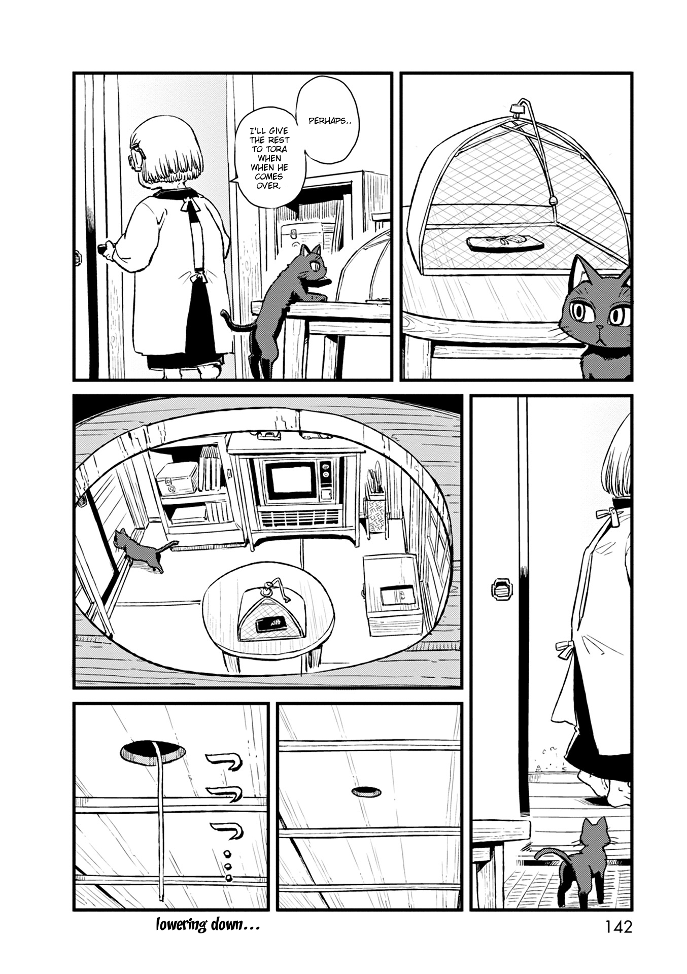 Neko Musume Michikusa Nikki Chapter 79 page 8 - Chapter 79: Passing the Time Shadily Watching the Fujimori Shop