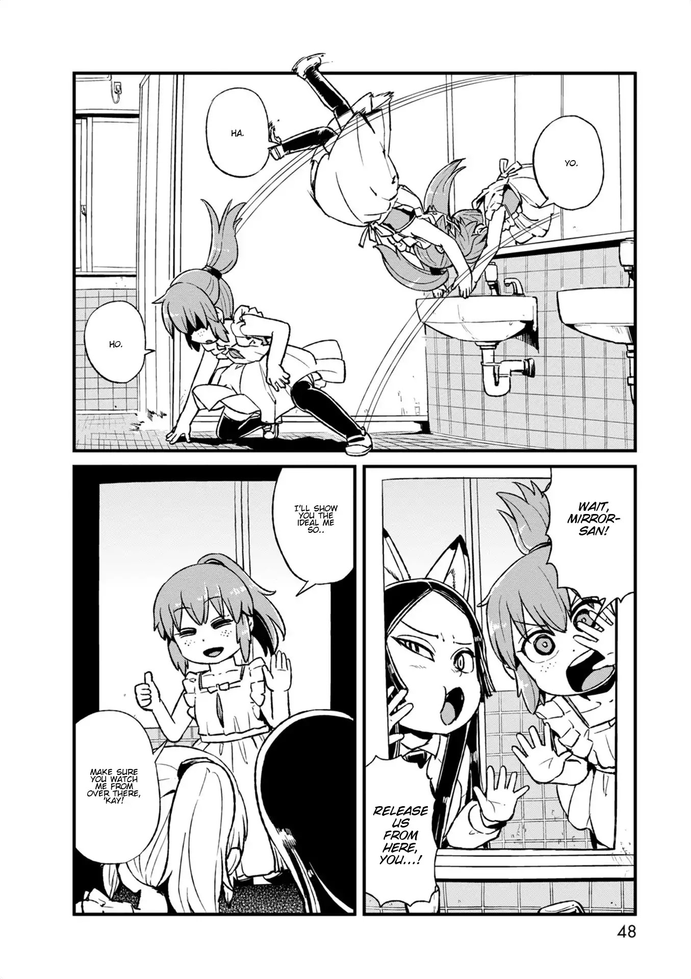 Neko Musume Michikusa Nikki Chapter 95 page 16 - Chapter 95: Passing the Time in Chika's Mirror