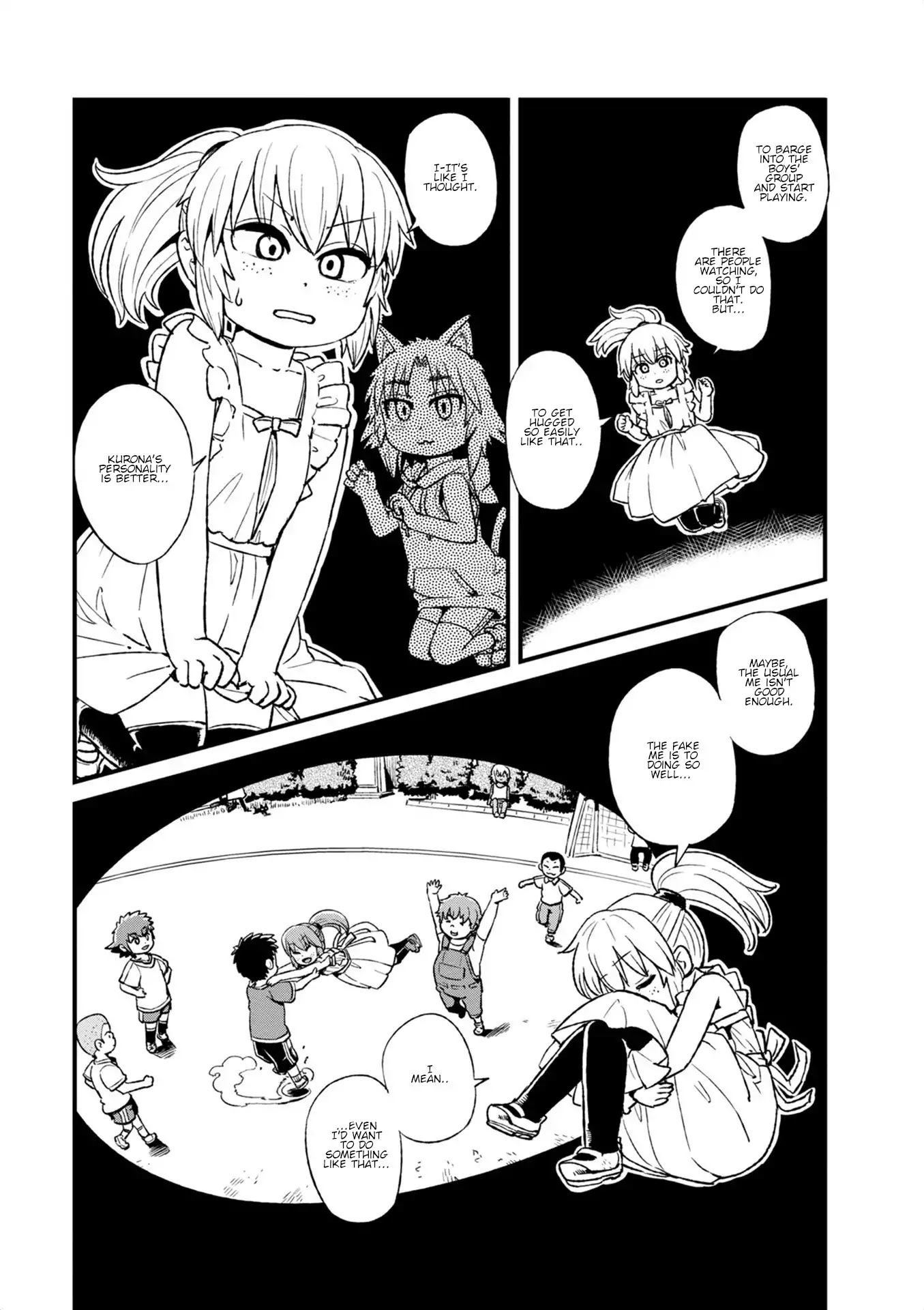 Neko Musume Michikusa Nikki Chapter 96 page 15 - Chapter 96: Passing the TIme with the Mirror's Reflection on an Afternoon Break