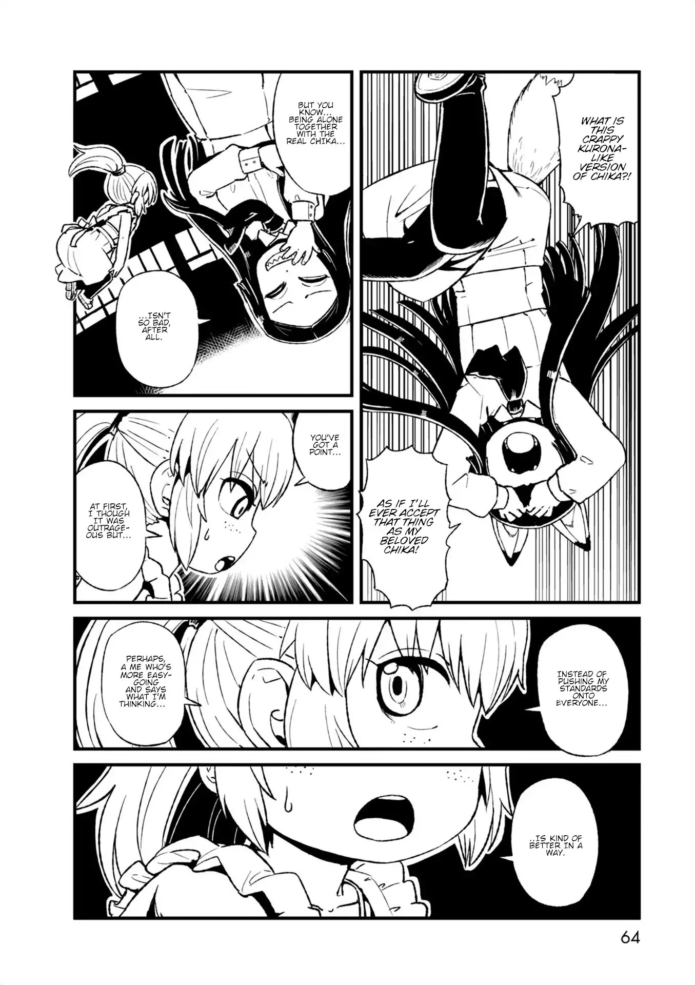 Neko Musume Michikusa Nikki Chapter 96 page 6 - Chapter 96: Passing the TIme with the Mirror's Reflection on an Afternoon Break