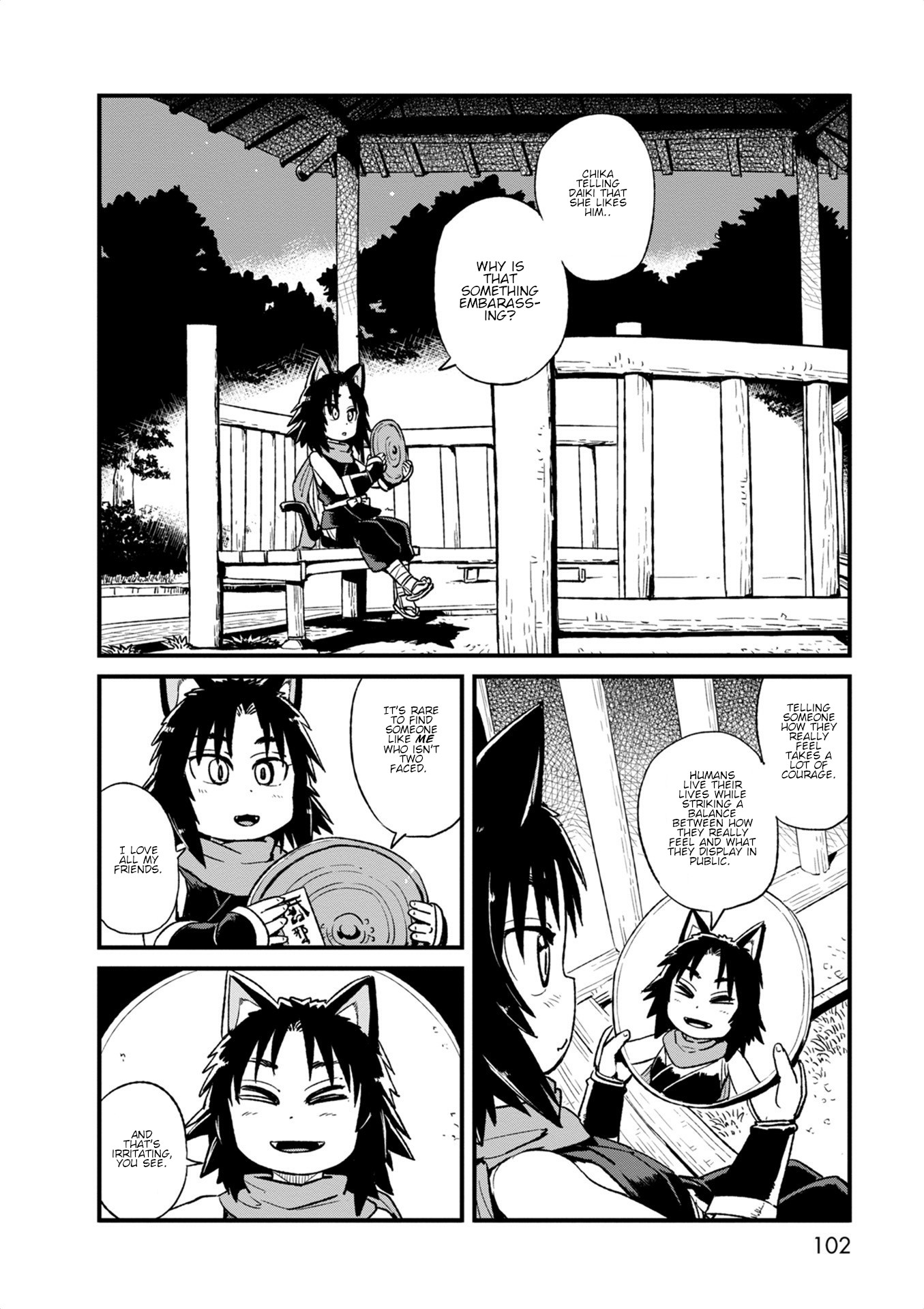 Neko Musume Michikusa Nikki Chapter 97 page 18 - Chapter 97: Passing the Time Doing Mirror Clone Jutsu with Kurona