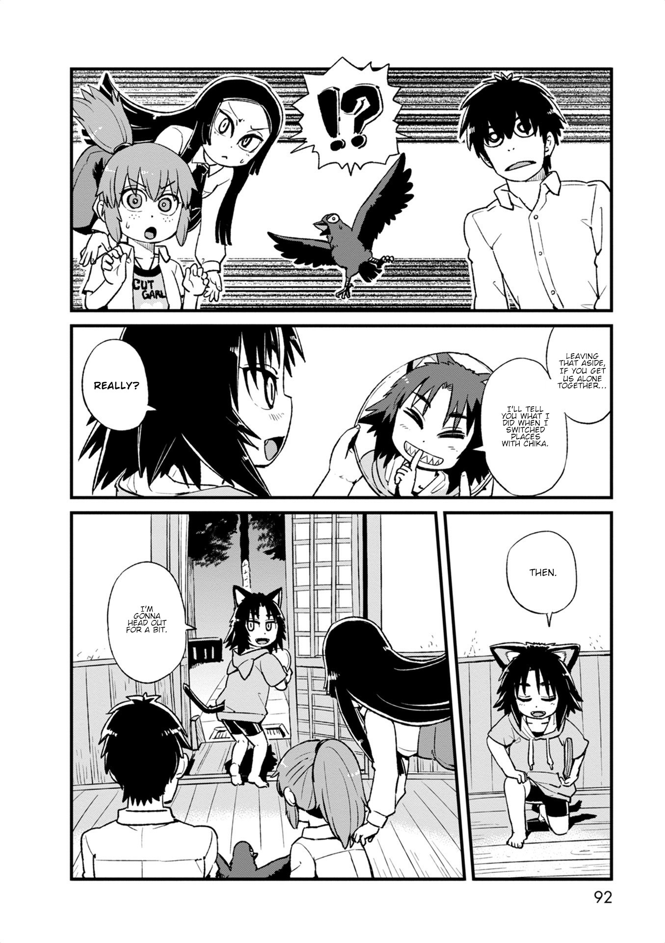 Neko Musume Michikusa Nikki Chapter 97 page 8 - Chapter 97: Passing the Time Doing Mirror Clone Jutsu with Kurona
