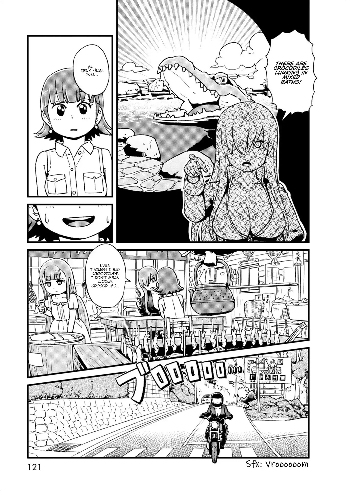 Neko Musume Michikusa Nikki Chapter 98 page 10 - Chapter 98: Passing the Time Bathing With "Crocodiles"