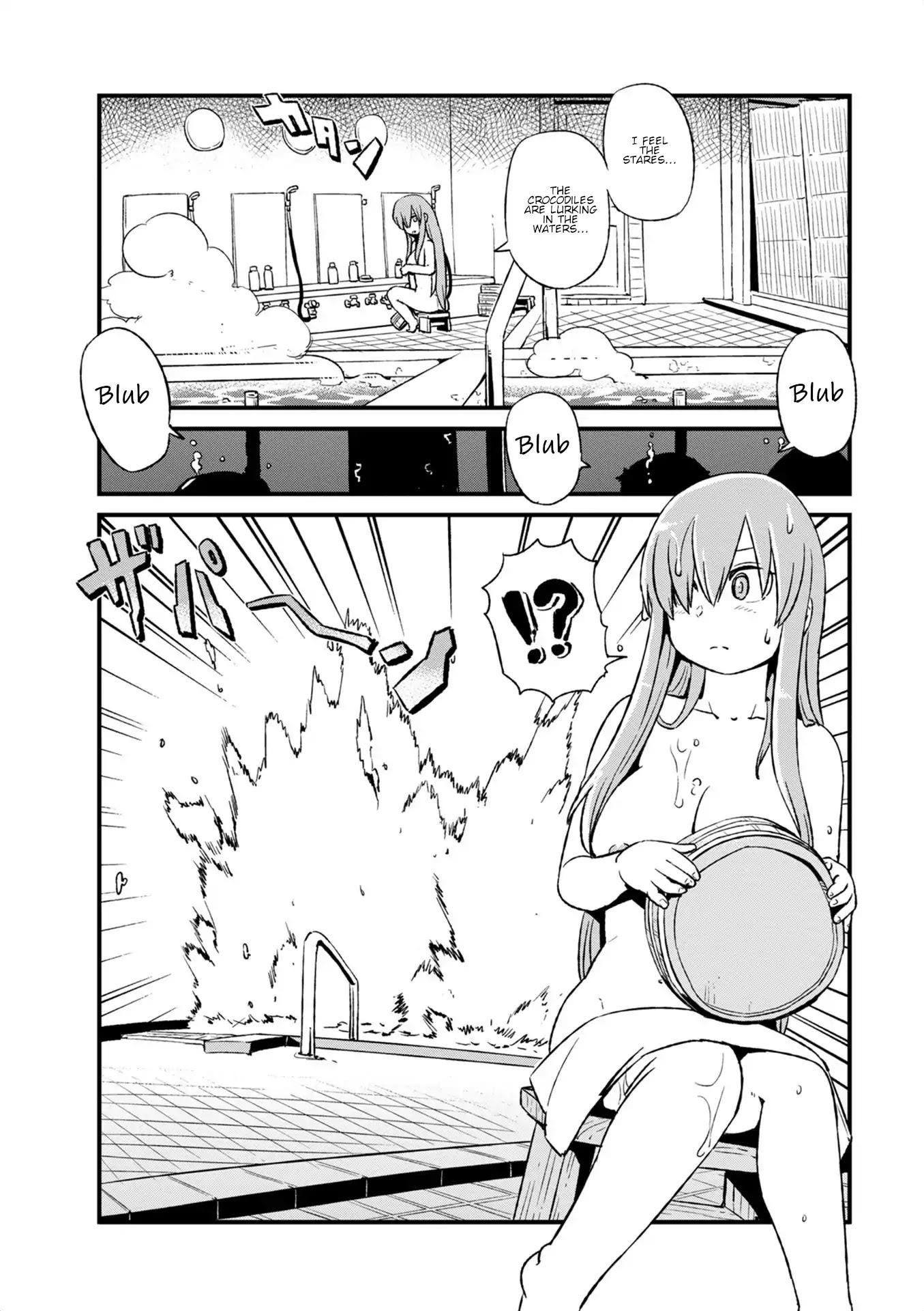 Neko Musume Michikusa Nikki Chapter 98 page 15 - Chapter 98: Passing the Time Bathing With "Crocodiles"