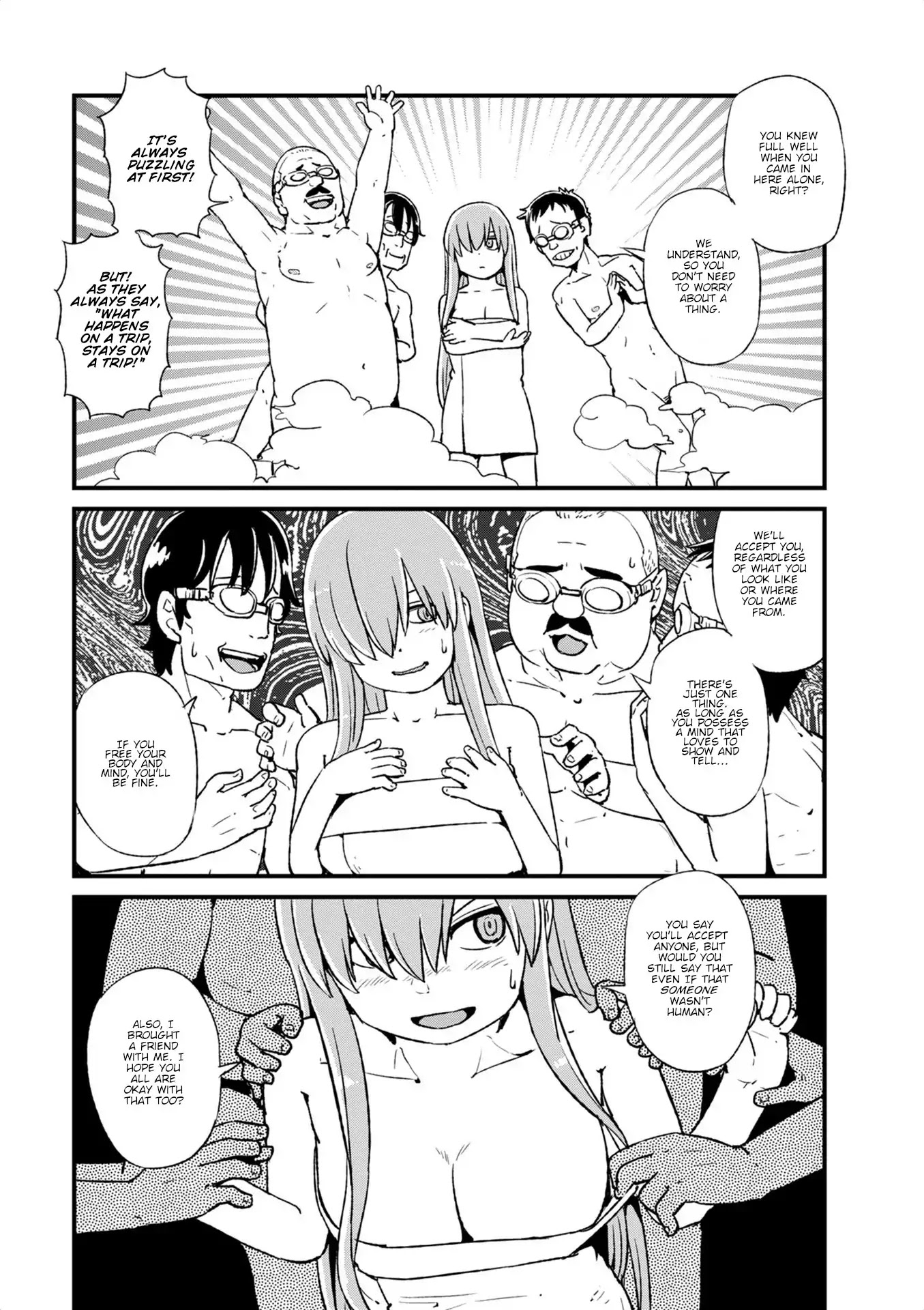 Neko Musume Michikusa Nikki Chapter 98 page 18 - Chapter 98: Passing the Time Bathing With "Crocodiles"
