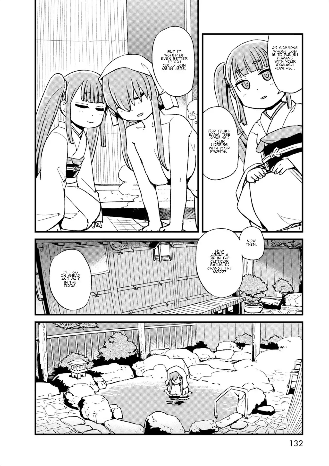 Neko Musume Michikusa Nikki Chapter 98 page 21 - Chapter 98: Passing the Time Bathing With "Crocodiles"