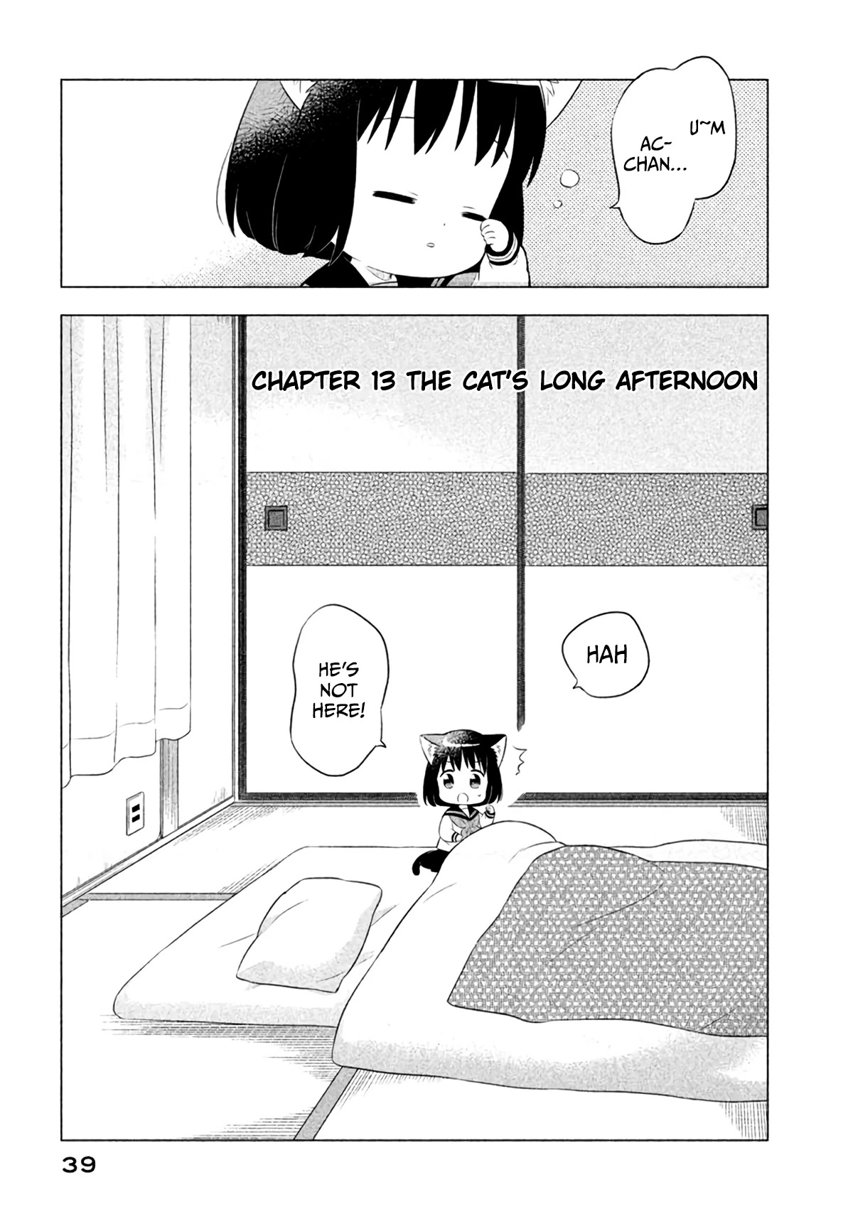 Neko no Kohana Chapter 13 page 1 - Chapter 13: The Cat's Long Afternoon