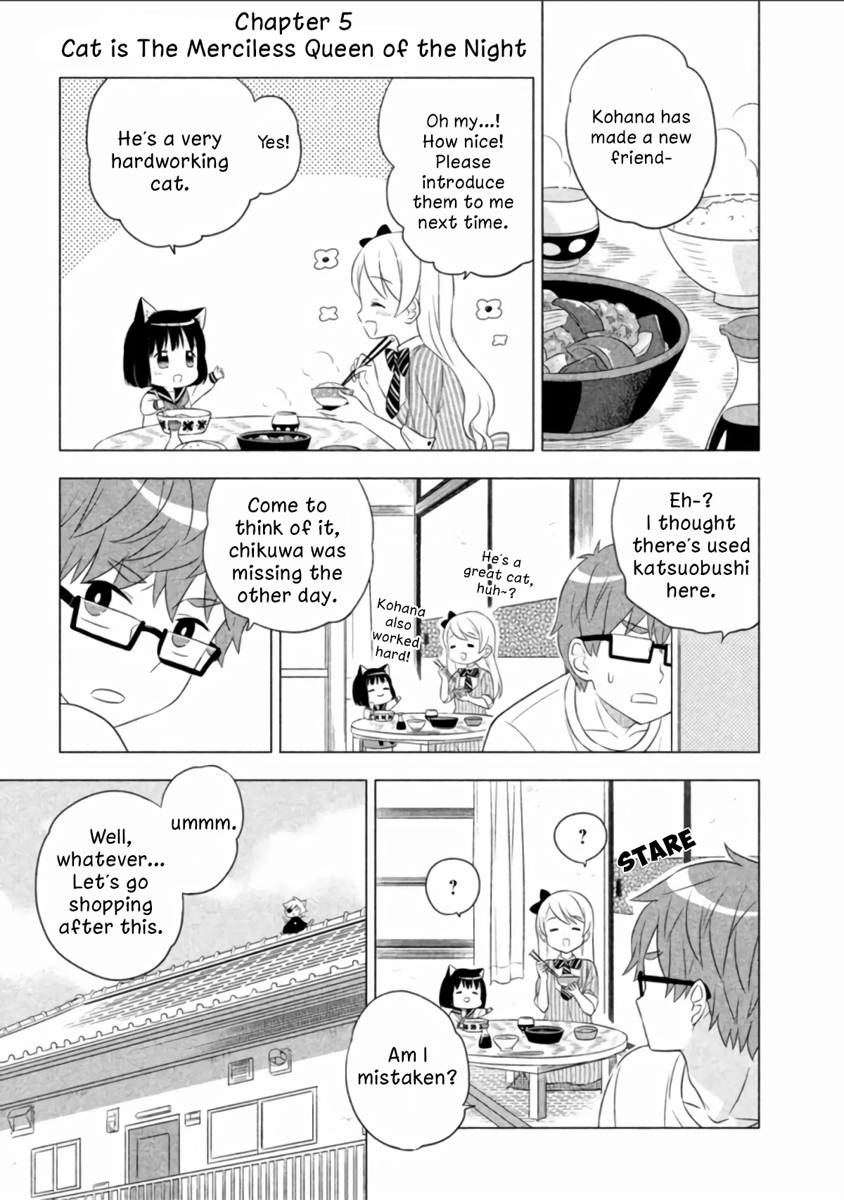 Neko no Kohana Chapter 5 page 1 - Chapter 5: Cat is the Merciless Queen of the Night