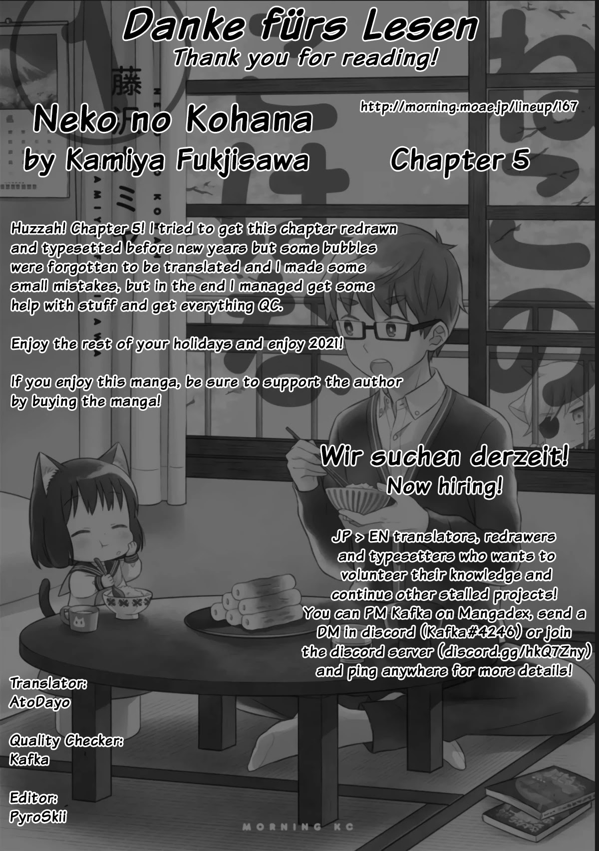 Neko no Kohana Chapter 5 page 14 - Chapter 5: Cat is the Merciless Queen of the Night