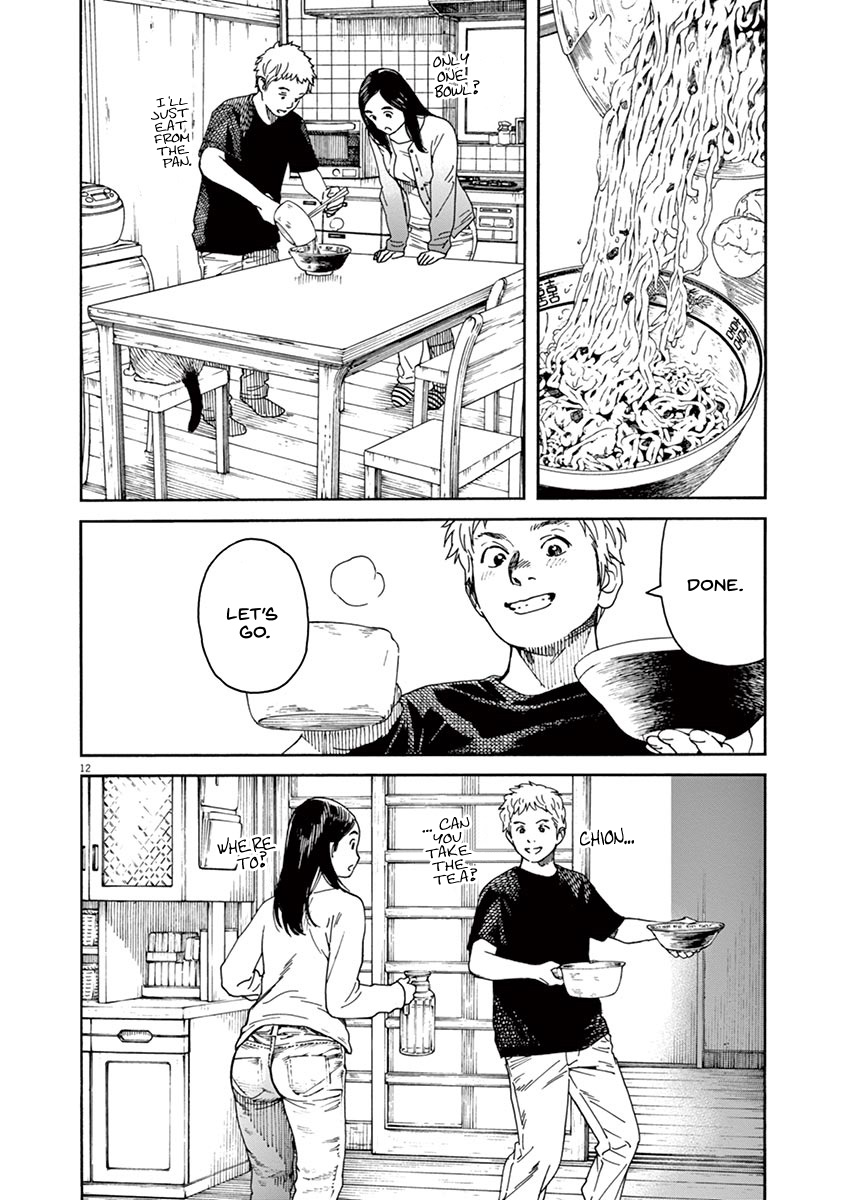Neko no Otera no Chion-san Chapter 18 page 14 - Chapter 18: Late riser Chion