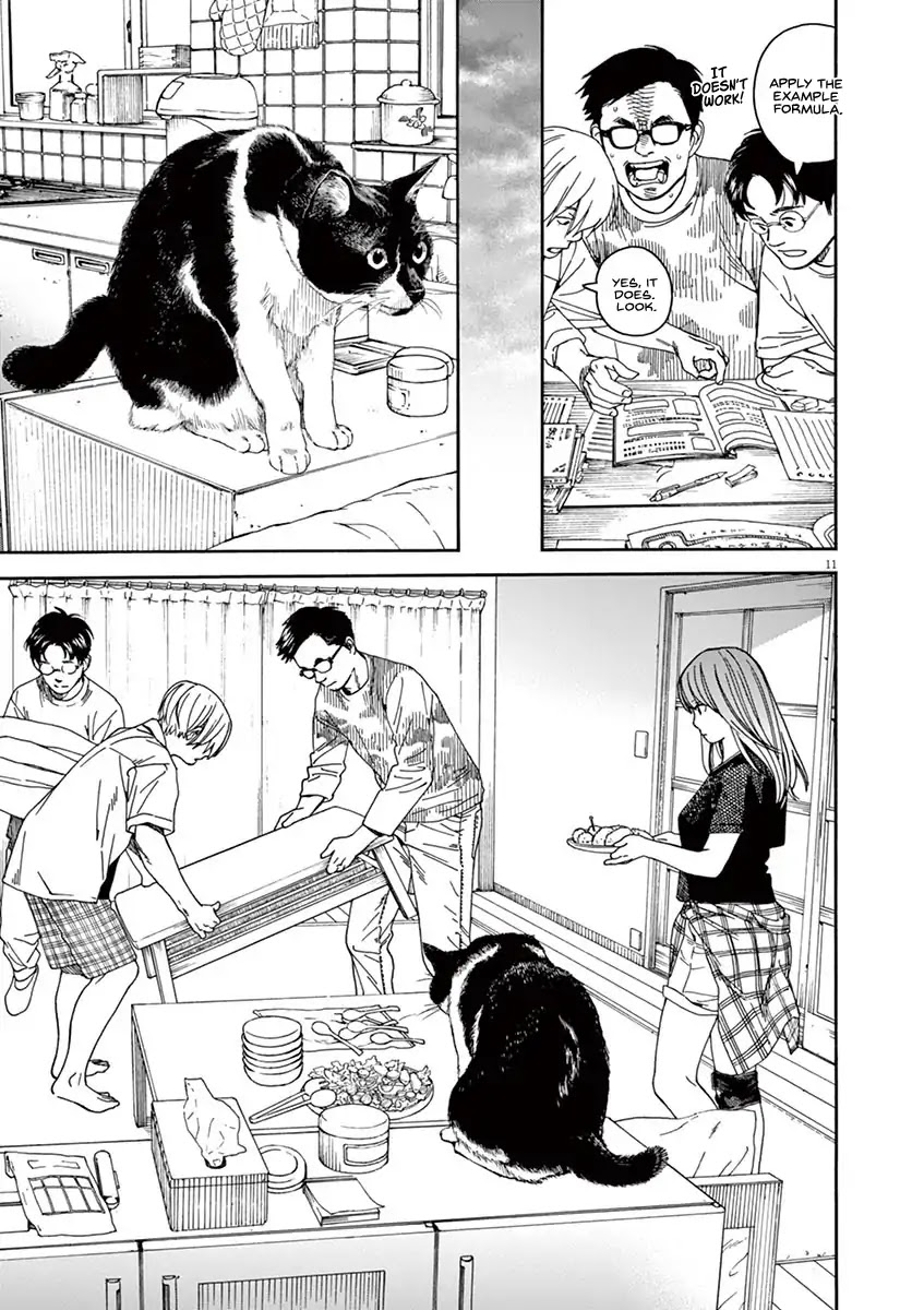 Neko no Otera no Chion-san Chapter 20 page 12 - Chapter 20: Chion's fidgetiness and textbooks