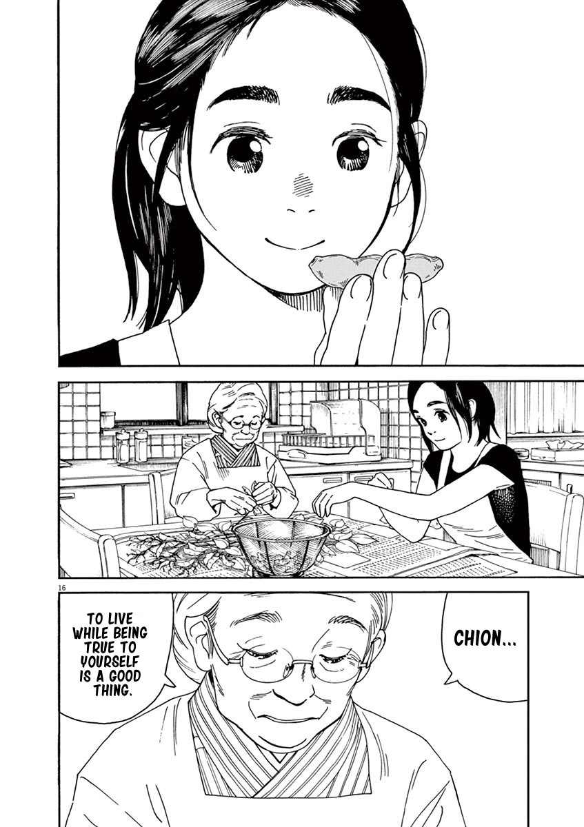 Neko no Otera no Chion-san Chapter 27 page 20 - Chapter 27: Chion's Edamame and Beer.