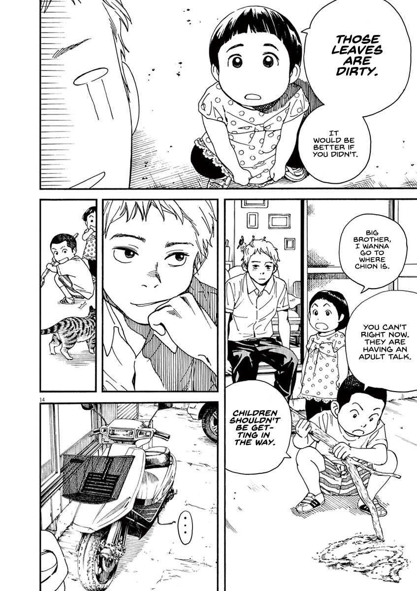 Neko no Otera no Chion-san Chapter 31 page 14 - Chapter 31: Full Dress, Motorbike and Chion